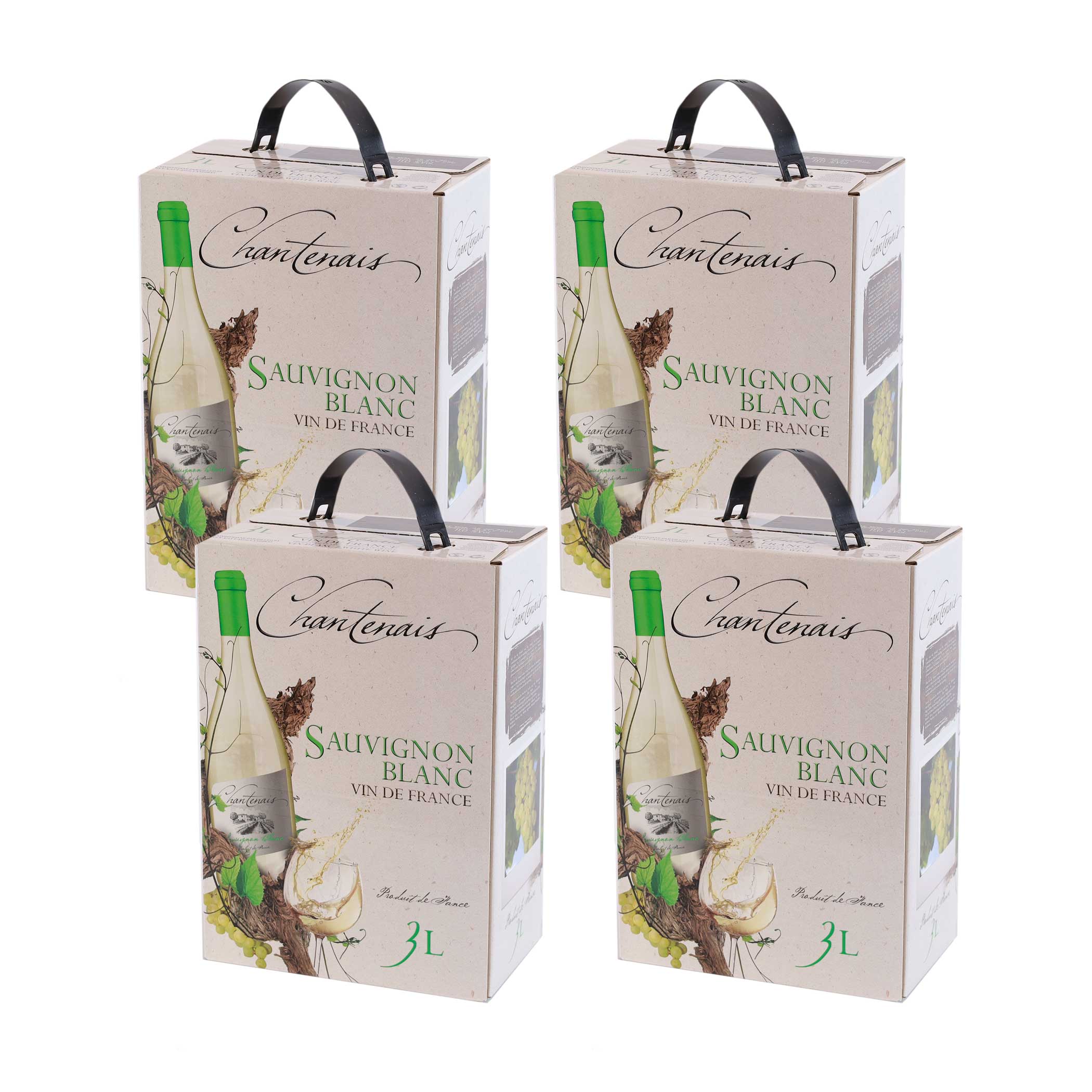 Bag-in-Box - Vin de France - Sauvignon - WHITE - Chantenais 3 L.