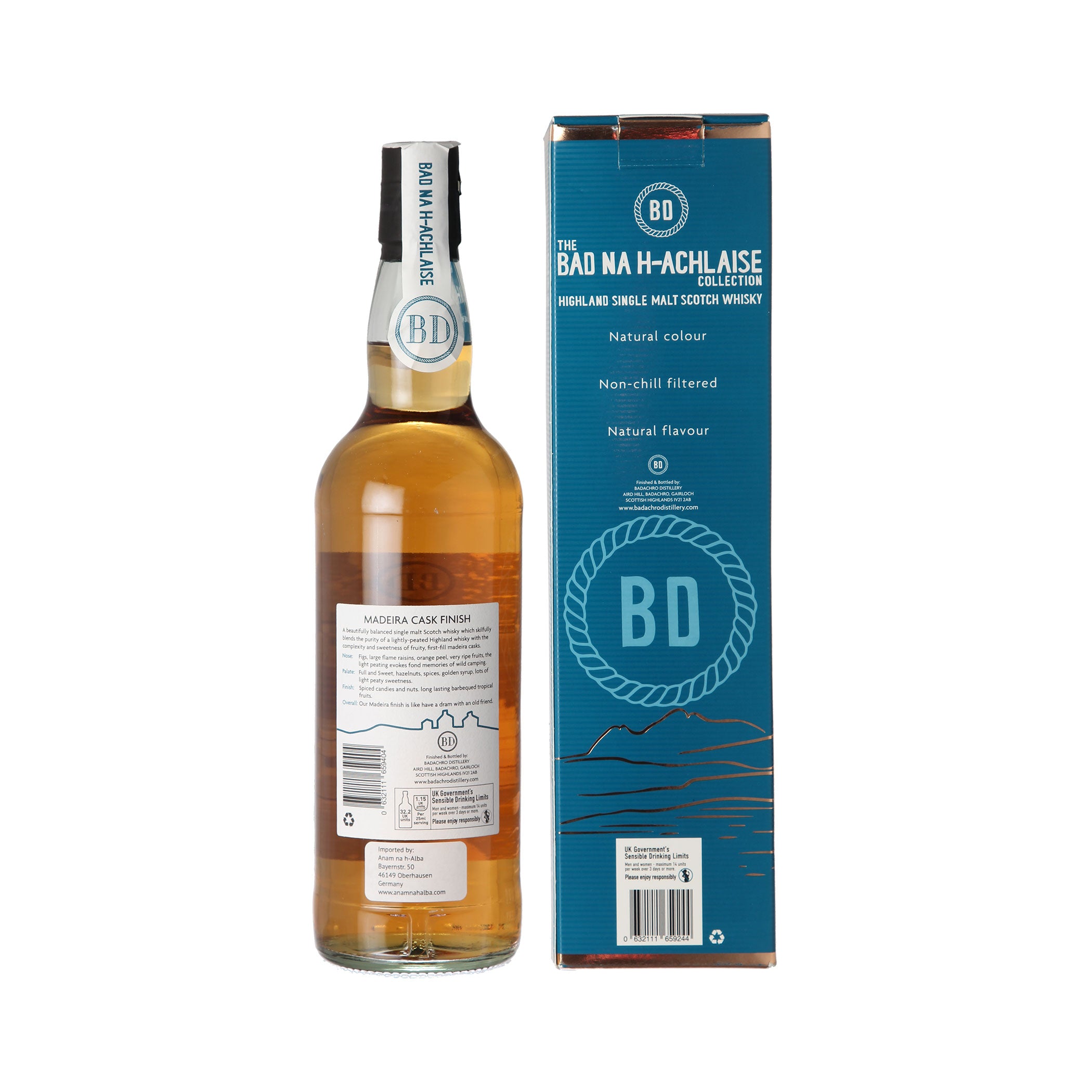 Bad na h-Achlaise, peated Madeira Cask - Highland Single Malt Scotch Whisky