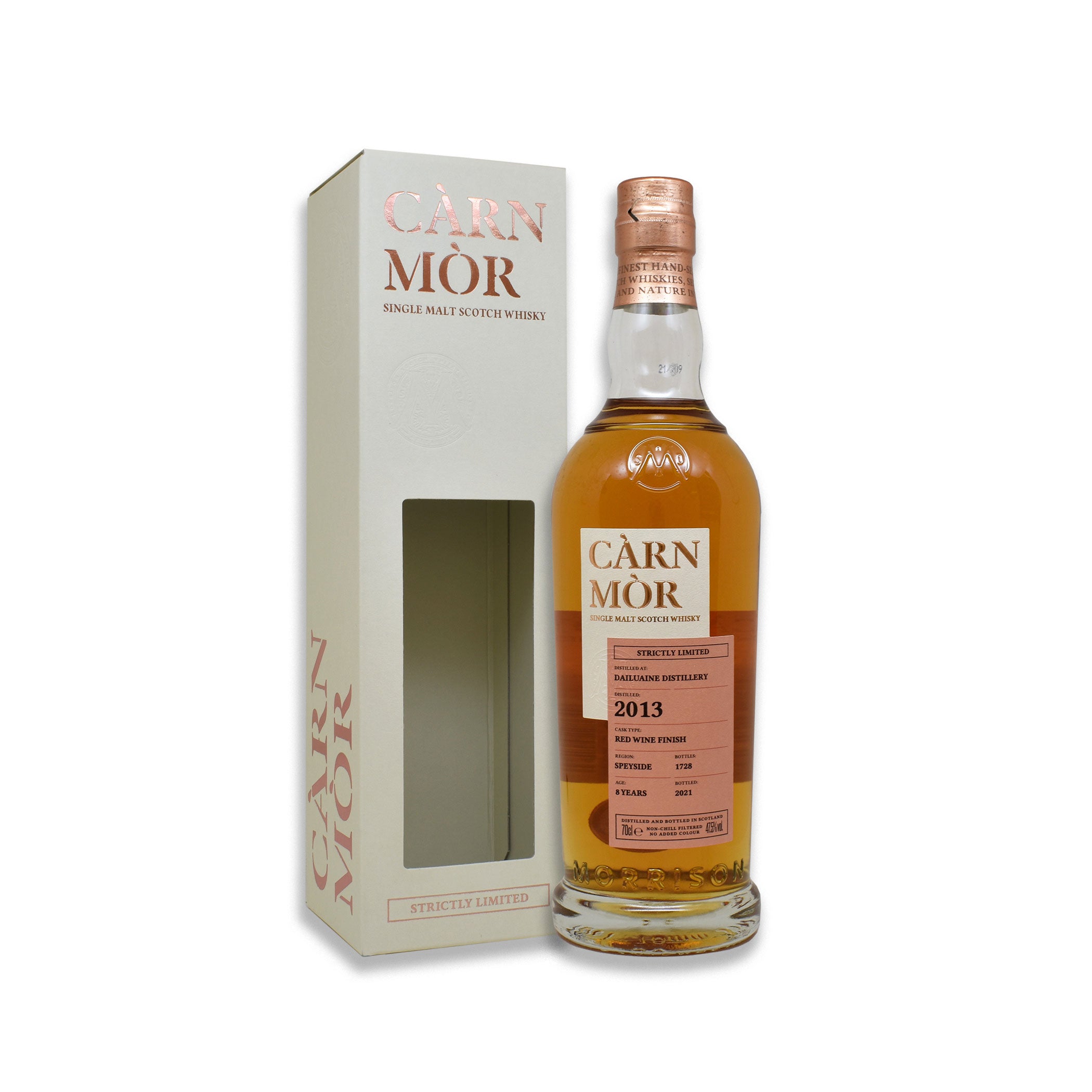 Càrn Mòr Dailuaine 8 Years Old 2013/2021 Red Wine Cask Strictly Limited Edition