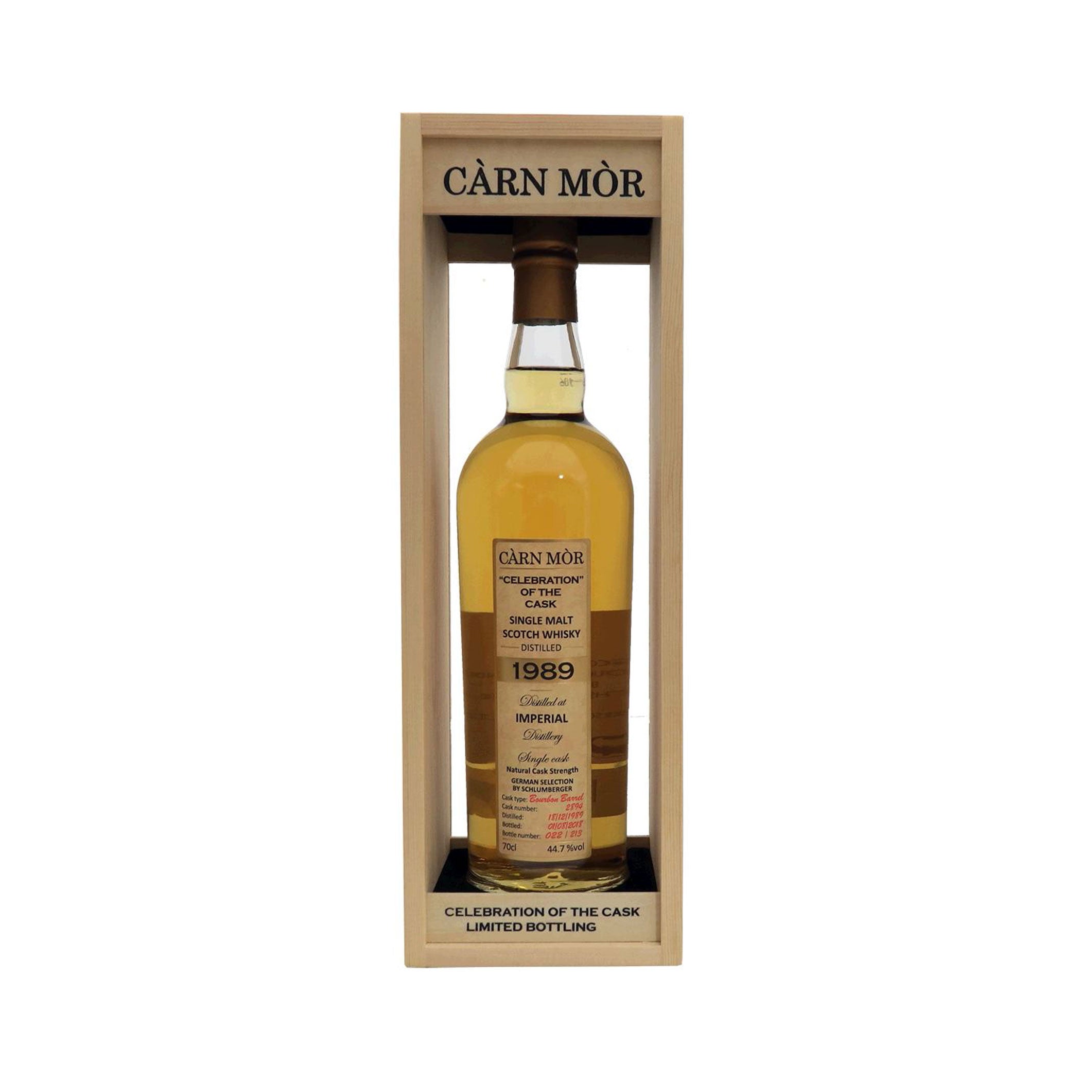 Càrn Mòr COC Imperial 1989 #2894 Limited Bottling 44.7% vol Single Malt Scotch Whisky