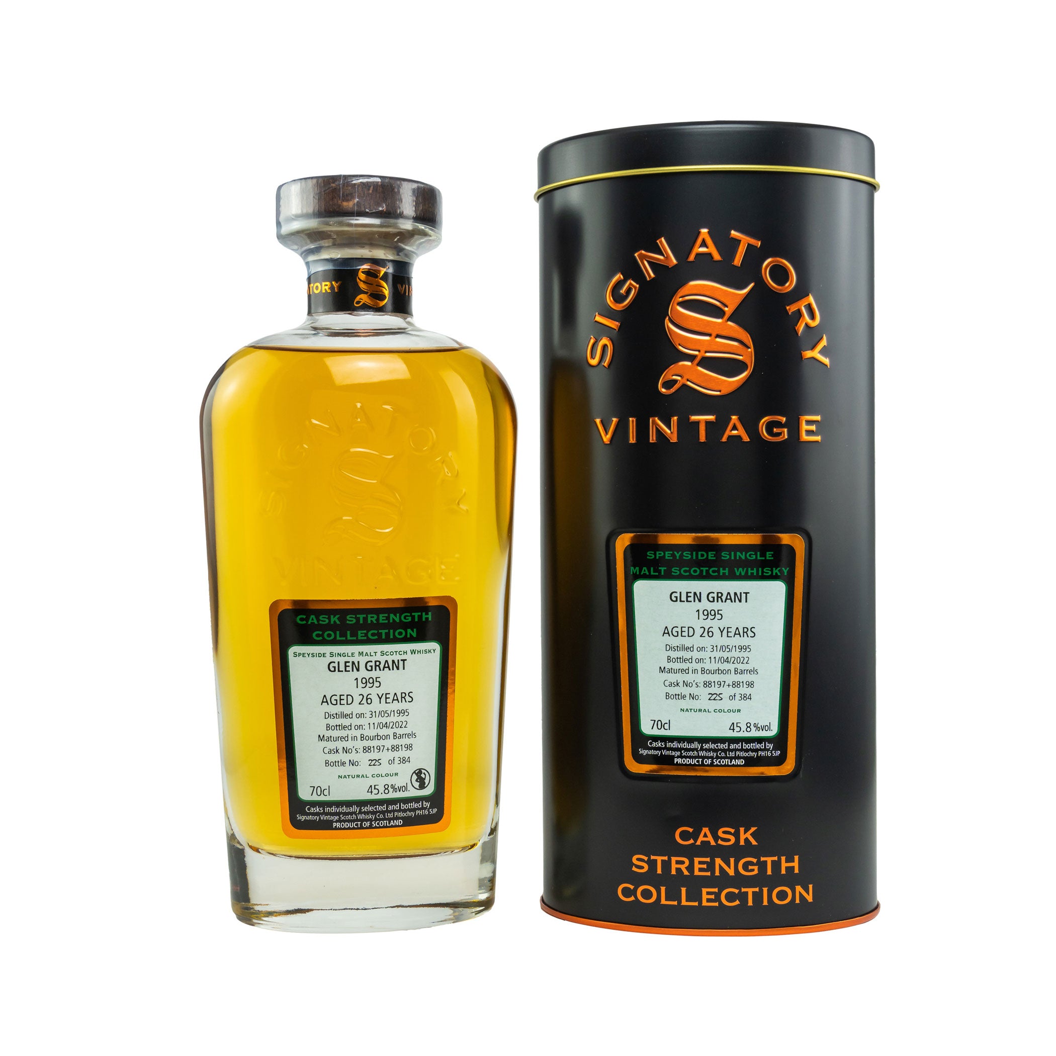 Glen Grant 1995/2022 Sig CS #88197+88198