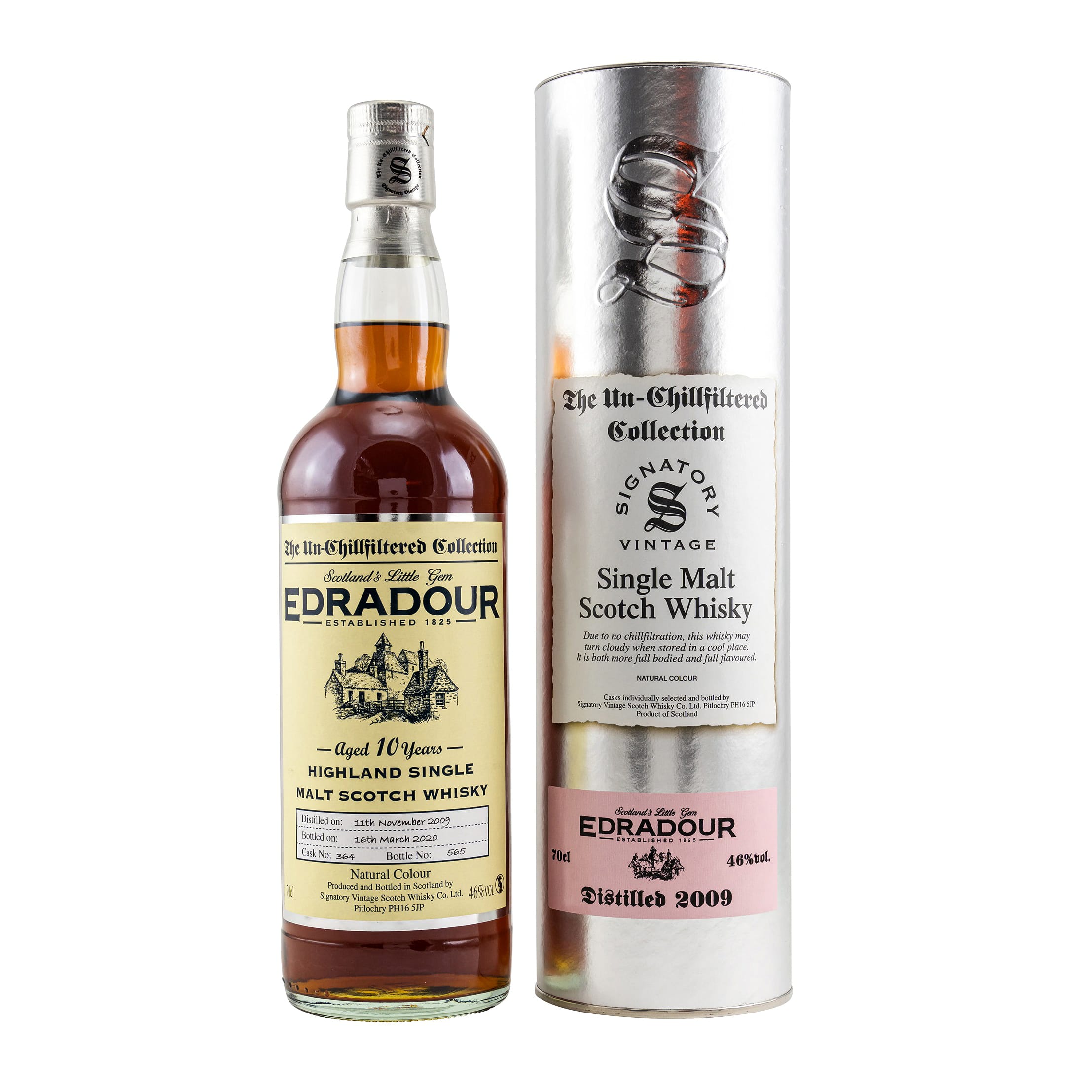 Edradour 2009/2020 Signatory Un-chill Cask No. #367