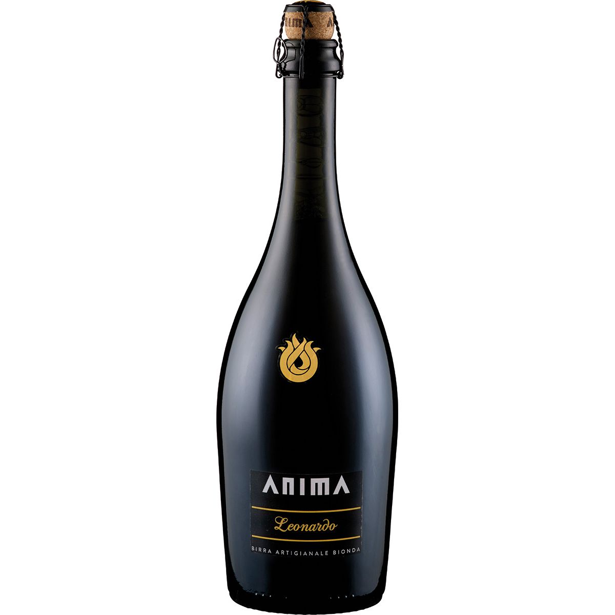 Leonardo - Helles Doppelmalzbier Birra AnimA Piemonte/Italien 0,75l