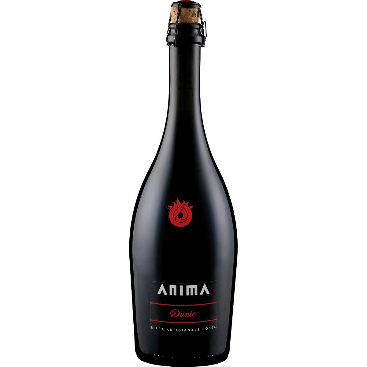 Dante - Dunkles Doppelmalzbier Birra AnimA Piemonte/Italien 0,75l