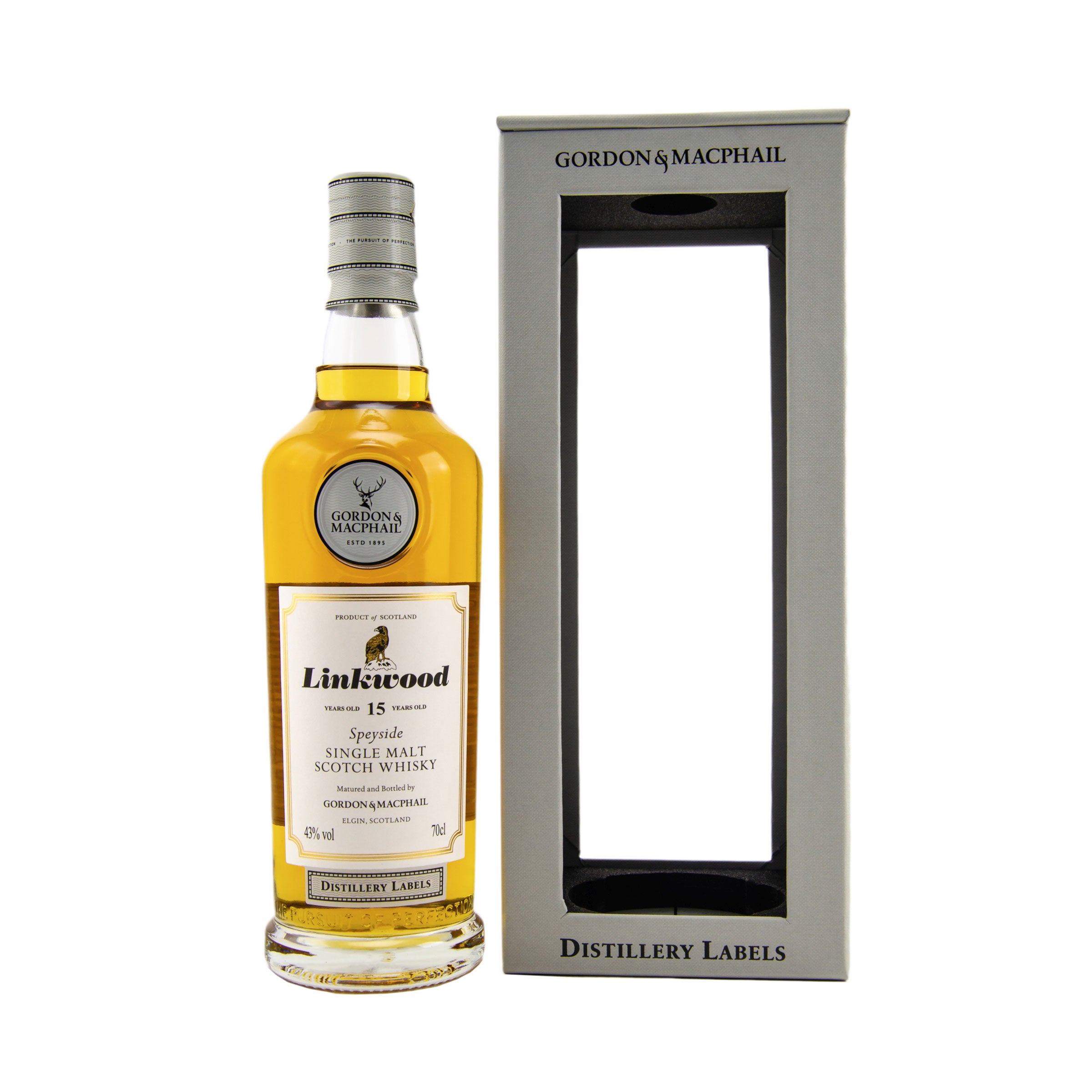 Linkwood 15 Year Old G&M DL NEW RANGE - Gordon & MacPhail