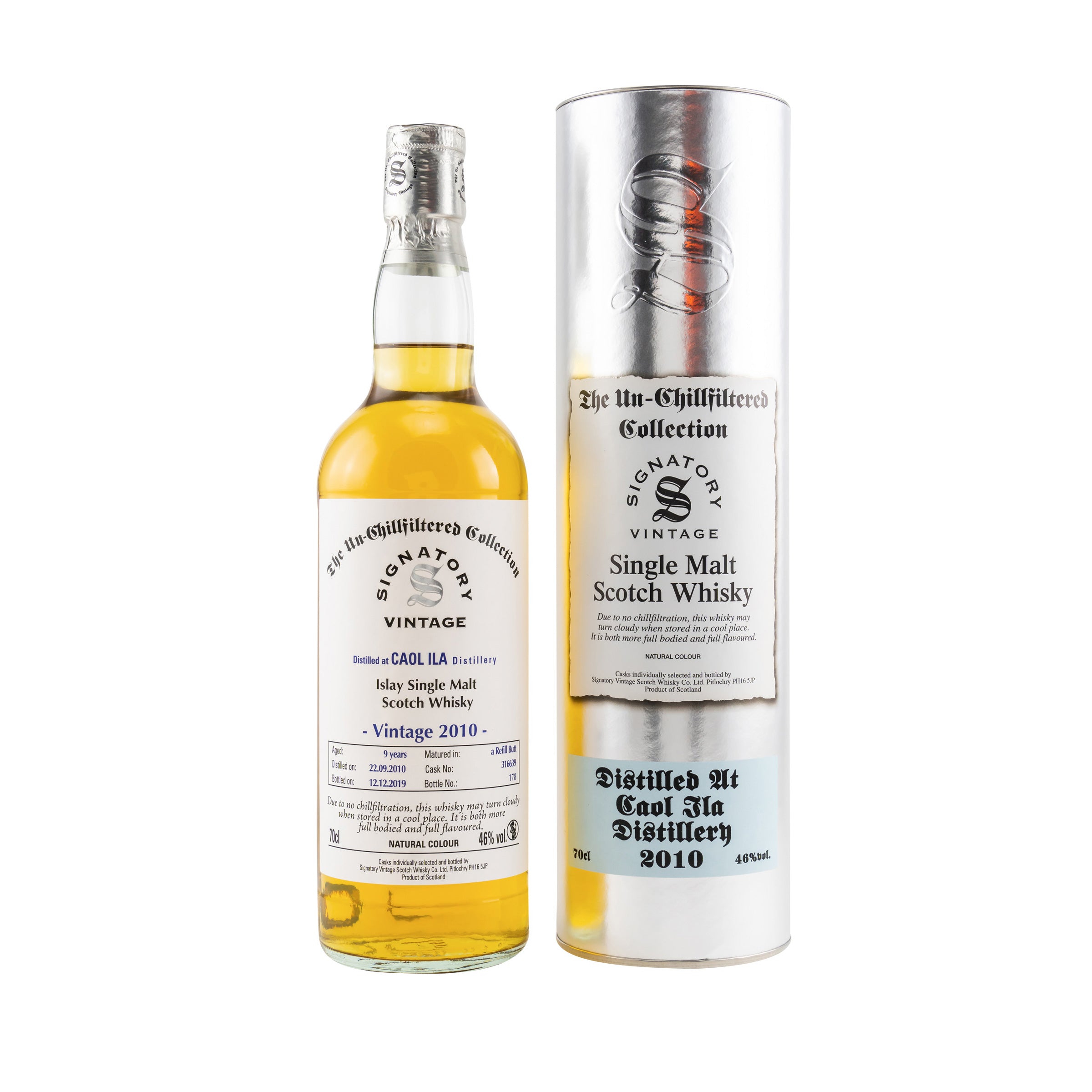 Caol Ila 2010/2019 - Sig un-chill. - Cask 316639