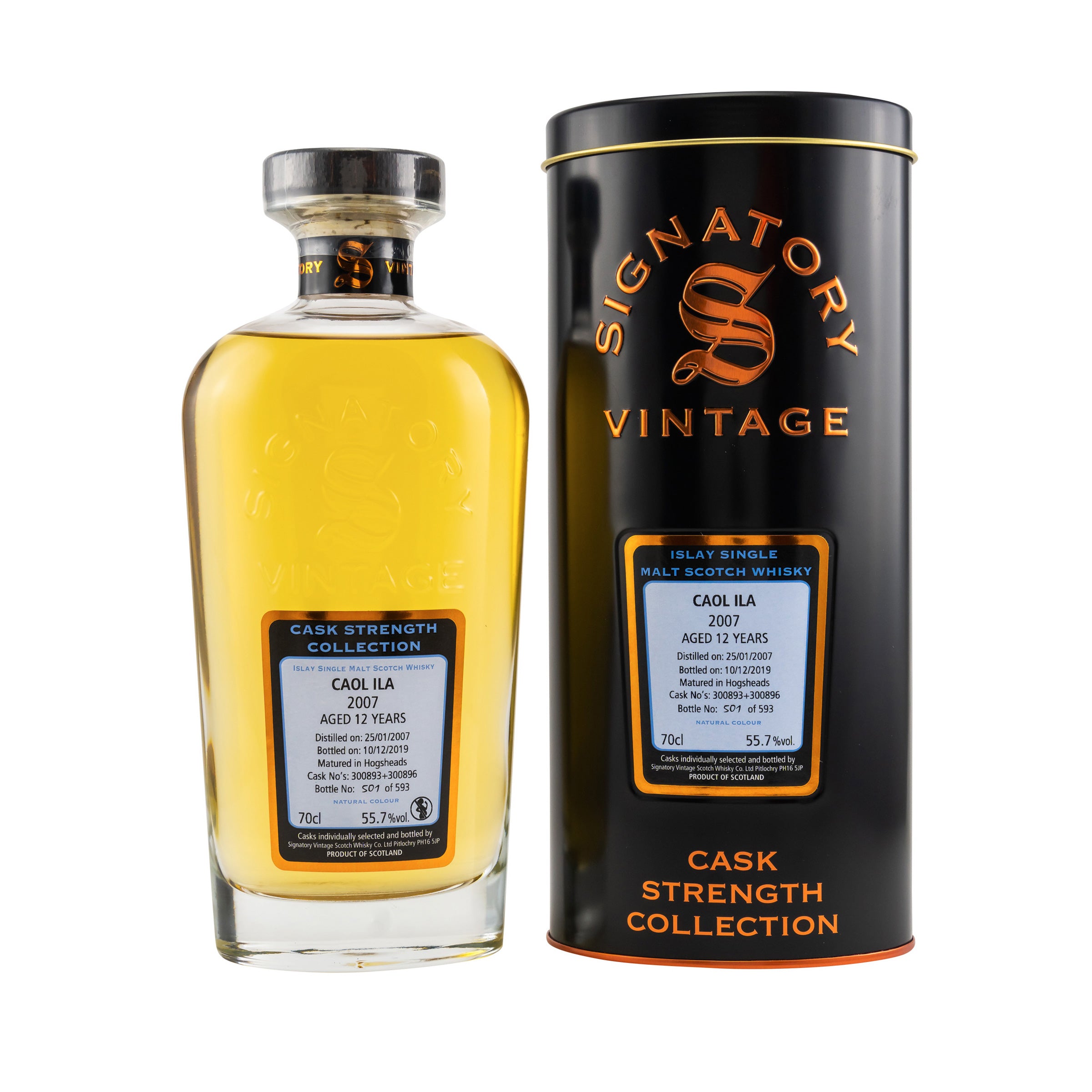 Caol Ila 2007/2019 - Sig CS - Cask 300893+300896