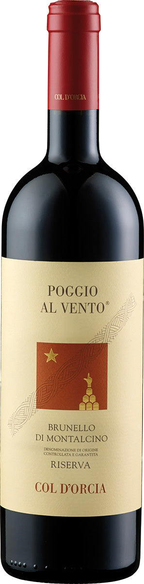 2015 Brunello di Montalcino "Poggio al Vento" Riserva DOCG - Organic - Col d'Orcia Tuscany/Italy 0.75 L