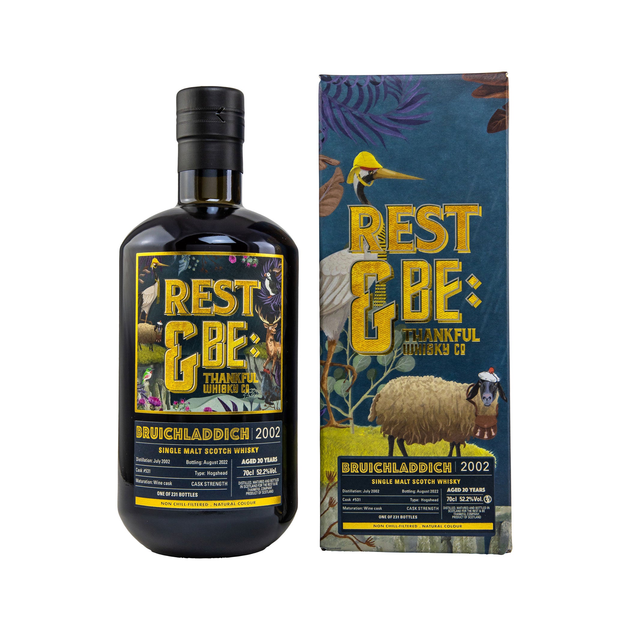 Bruichladdich 2002/2022 - 20 Jahre - Single Cask #531 - Rest & Be Thankful