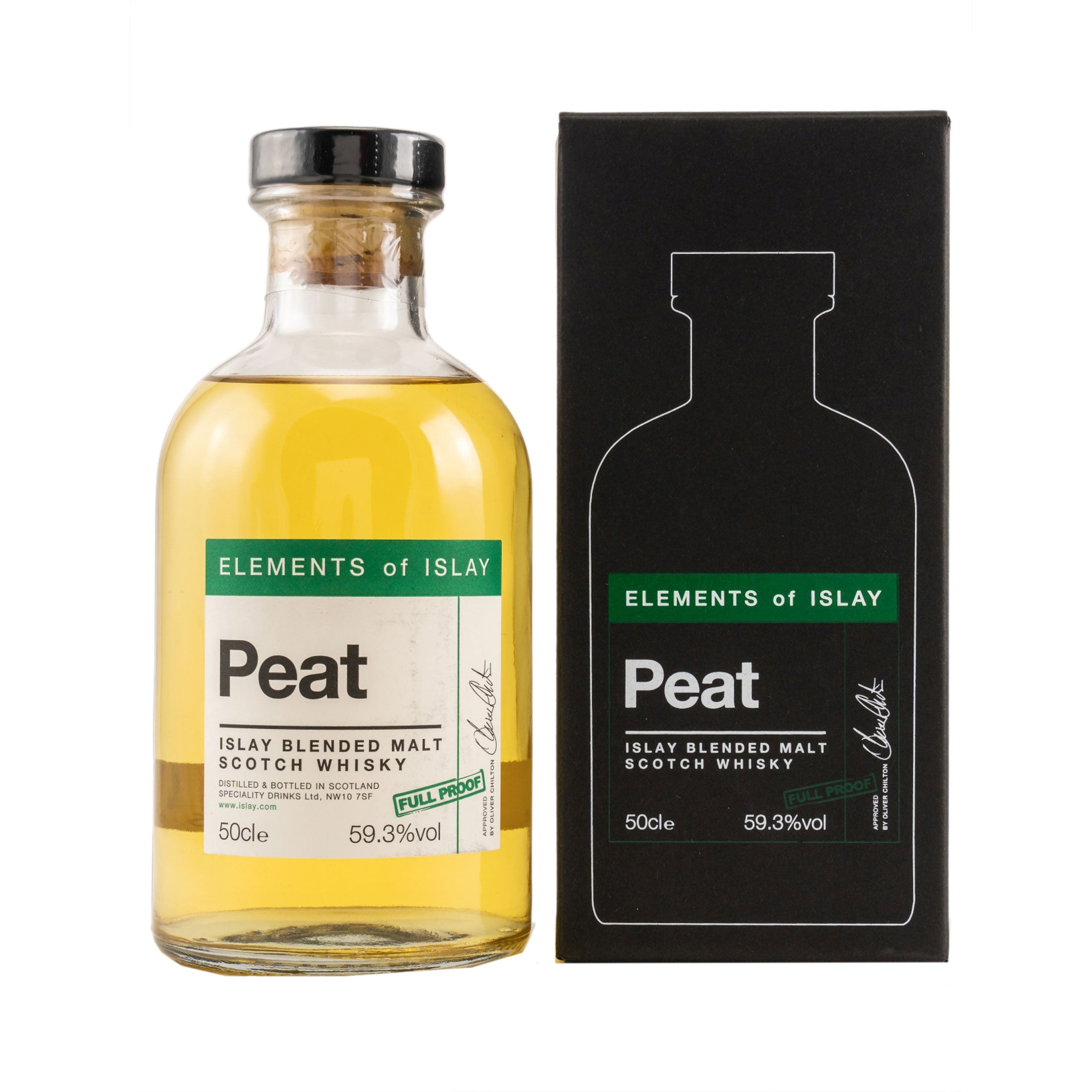 Elements of Islay - Peat Full Proof 59.3% - with gift box