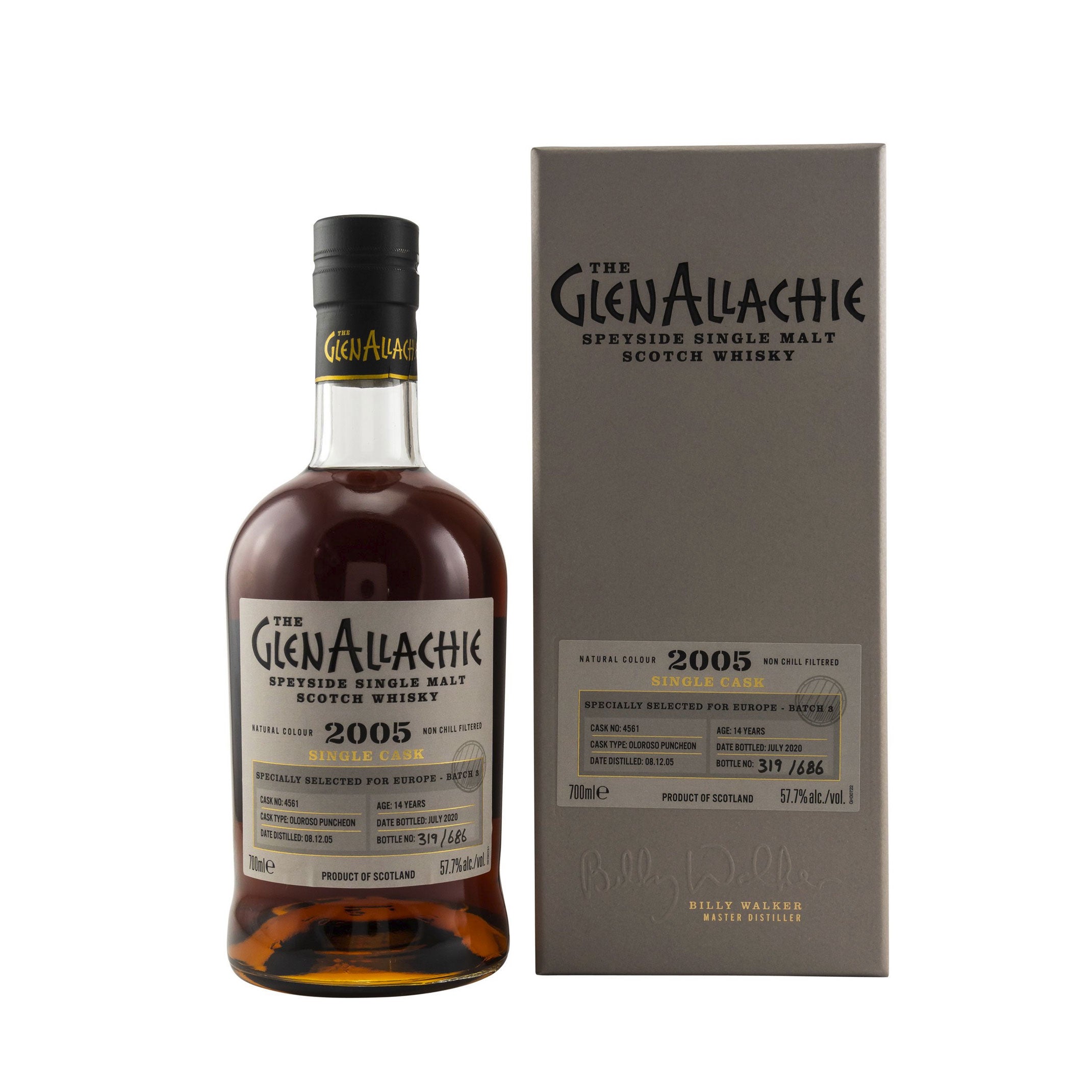 GlenAllachie Oloroso Puncheon 2005/2020 - 14 Years Old #4561