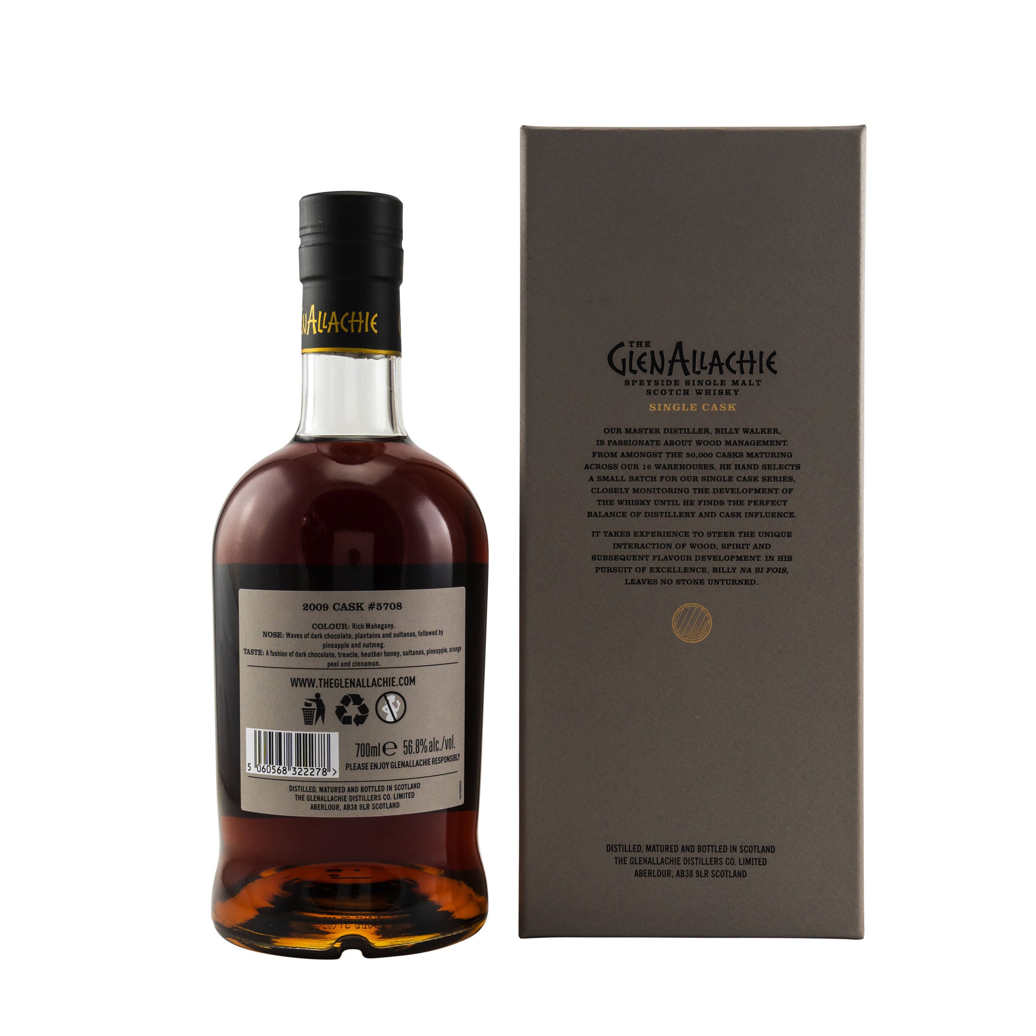 GlenAllachie Pedro Ximénez Puncheon 2009/2020 - 11 Jahre #5708