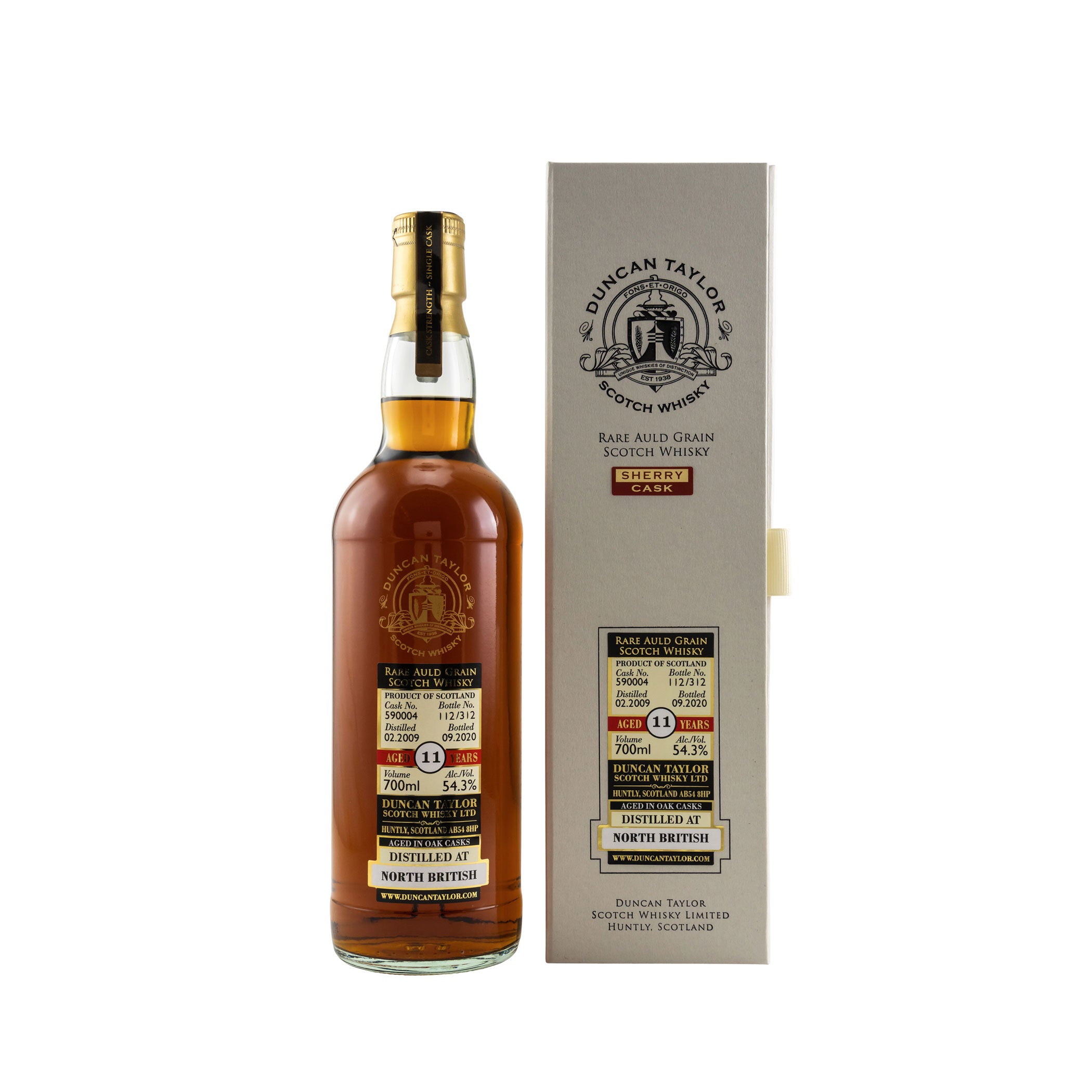 North British 2009/2020 - 11 Jahre - #590004 - Rare Auld Grain (Duncan Taylor)