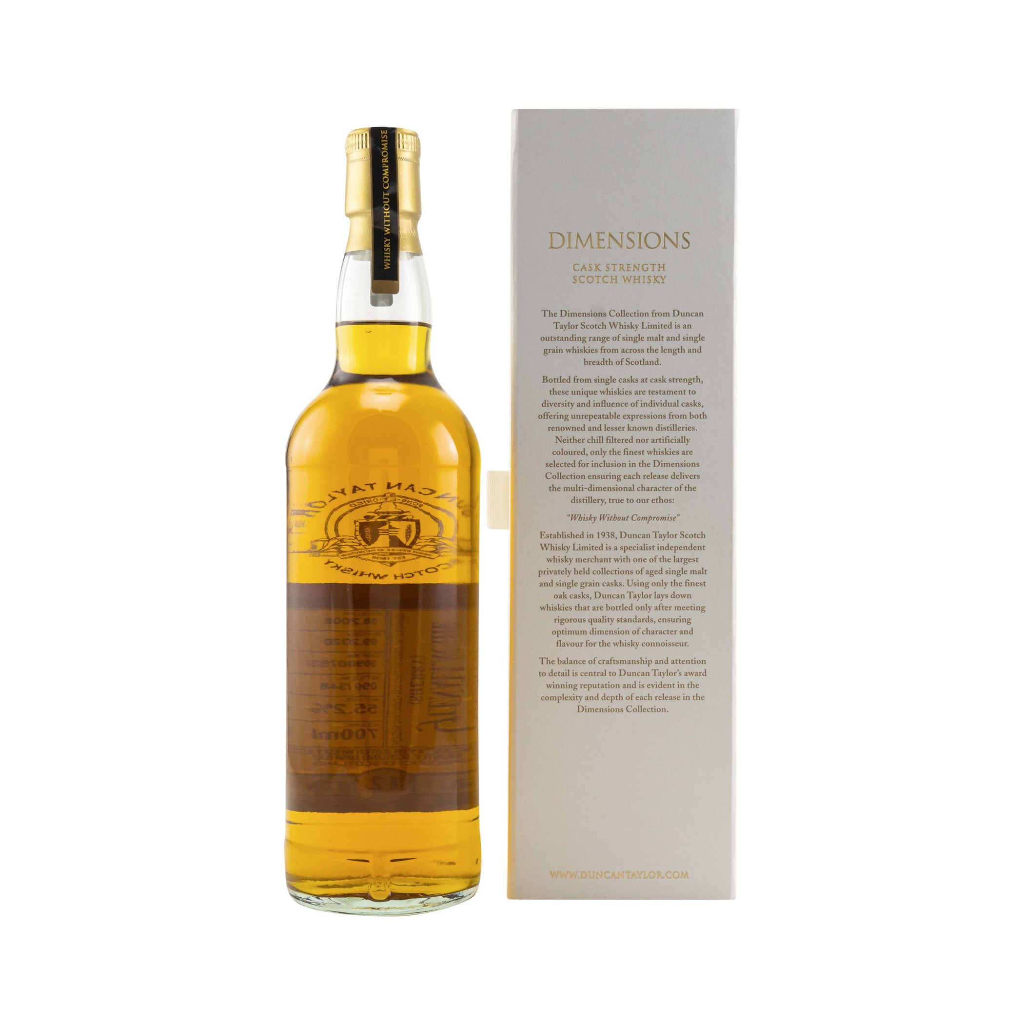 Glenallachie 2008/2020 - 12 Years Old #30900793 - Dimensions (Duncan Taylor)