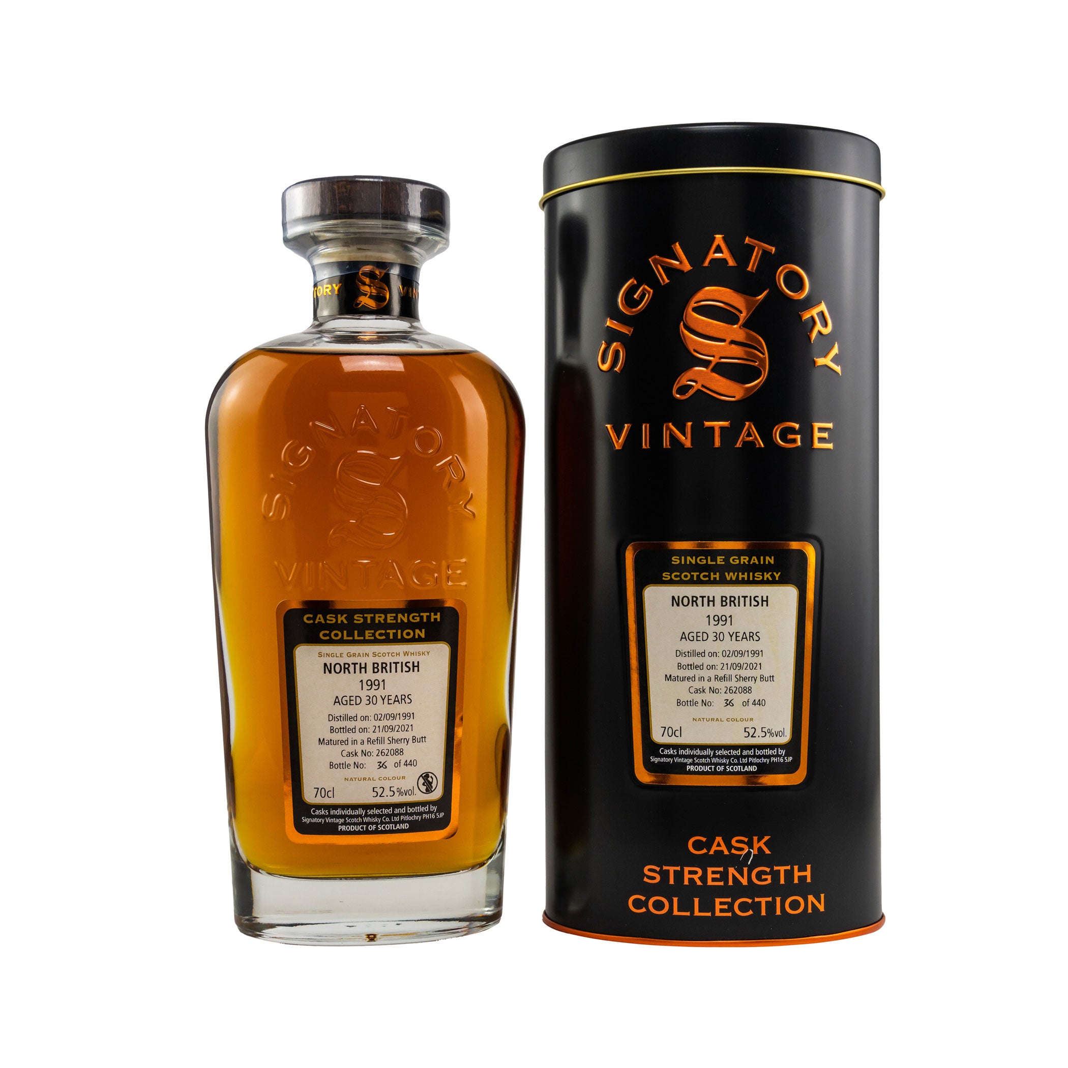 North British 1991/2021 - 30 Years Old Single Refill Sherry Butt No. 262088 Cask Strength Collection (Signatory)