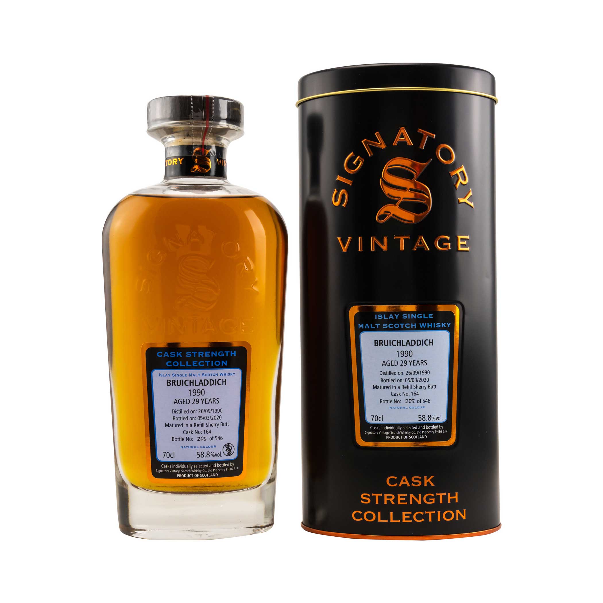 Bruichladdich 1990/2020 Sig CS #164