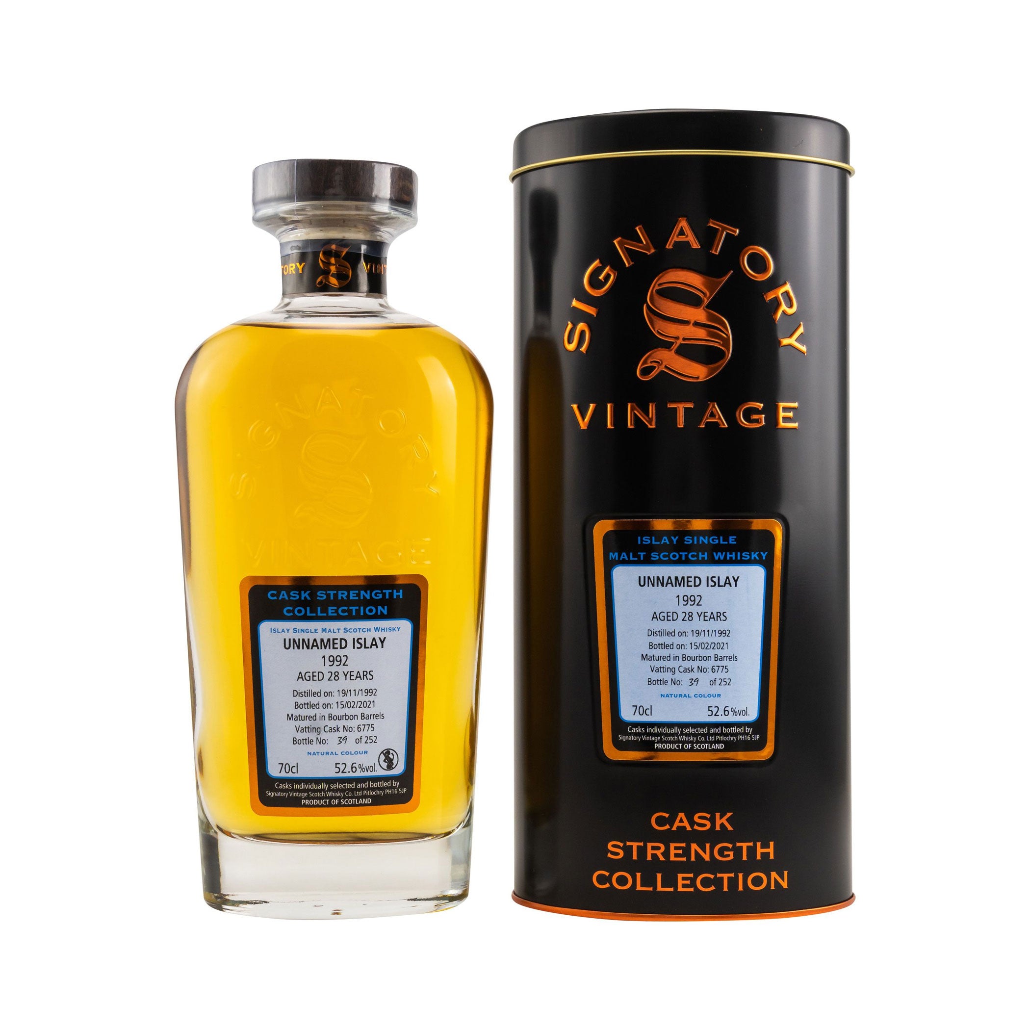Unnamed Islay 1992/2021, 28 Years Old, Sig CS #6775