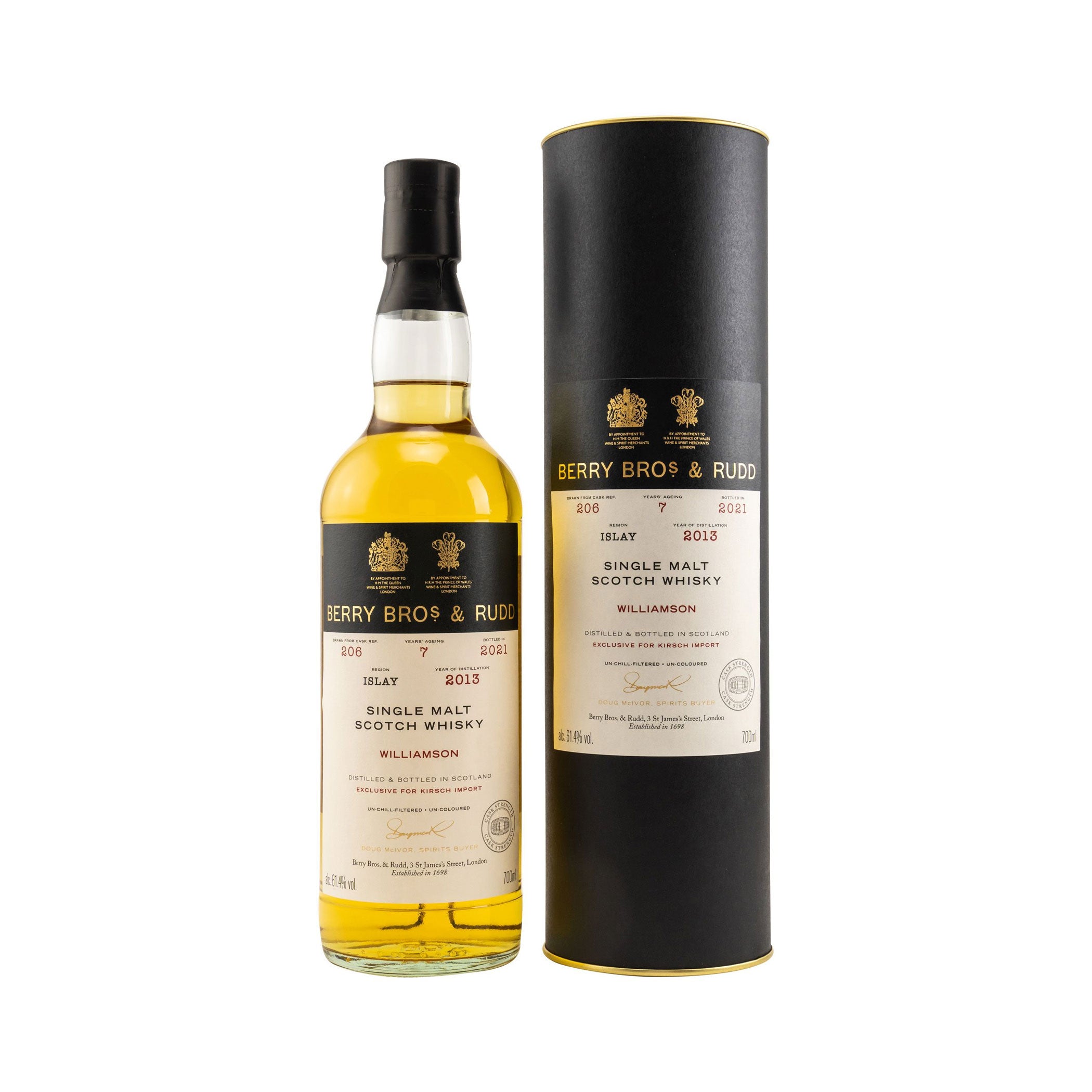 Williamson 2013/2021 - 7 Jahre - #206 (Berry Bros and Rudd)