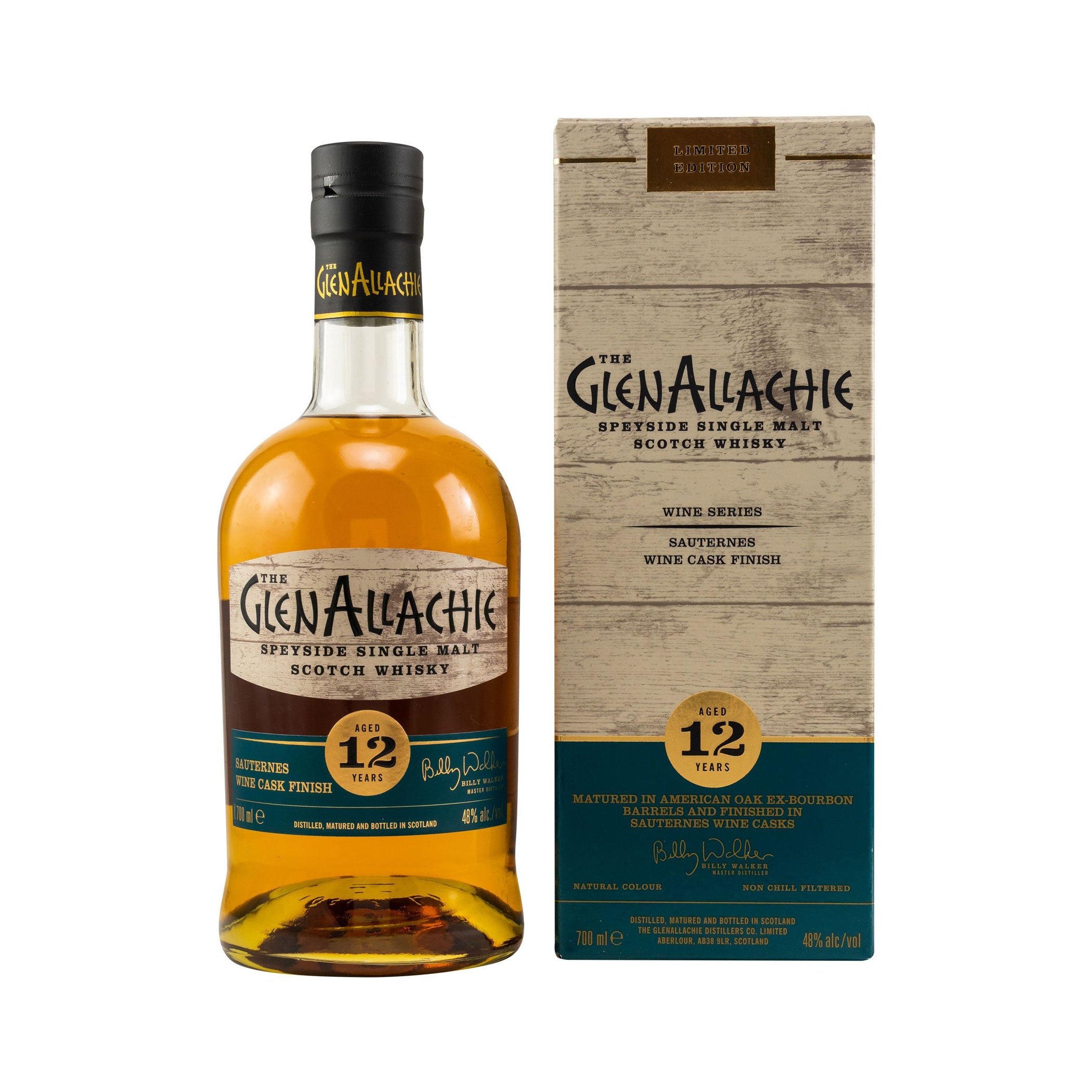 GlenAllachie 12 Year Old Sauternes Wine Finish