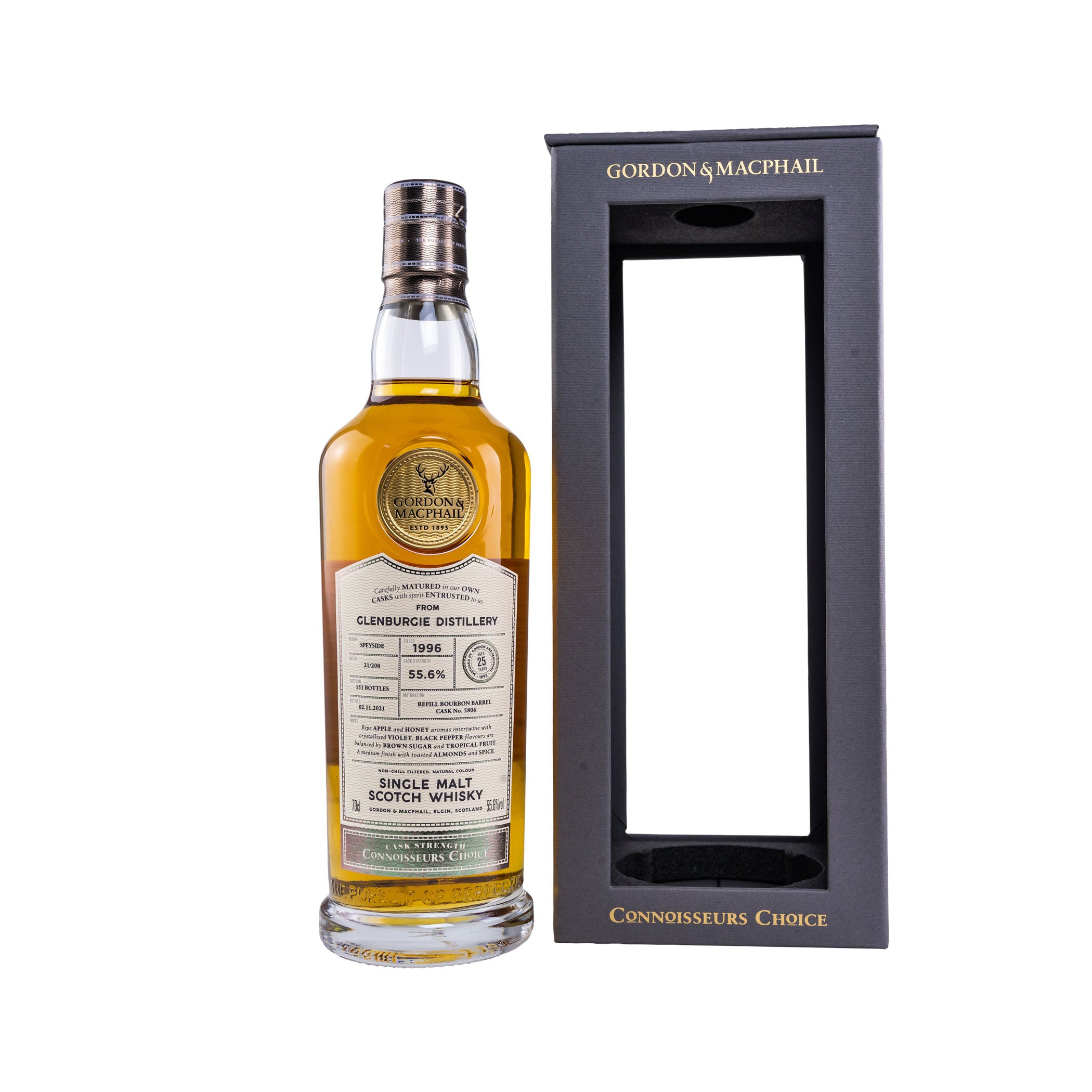 Glenburgie 1996/2021 Gordon & MacPhail - Connoisseurs Choice - Cask Strength - NEW RANGE