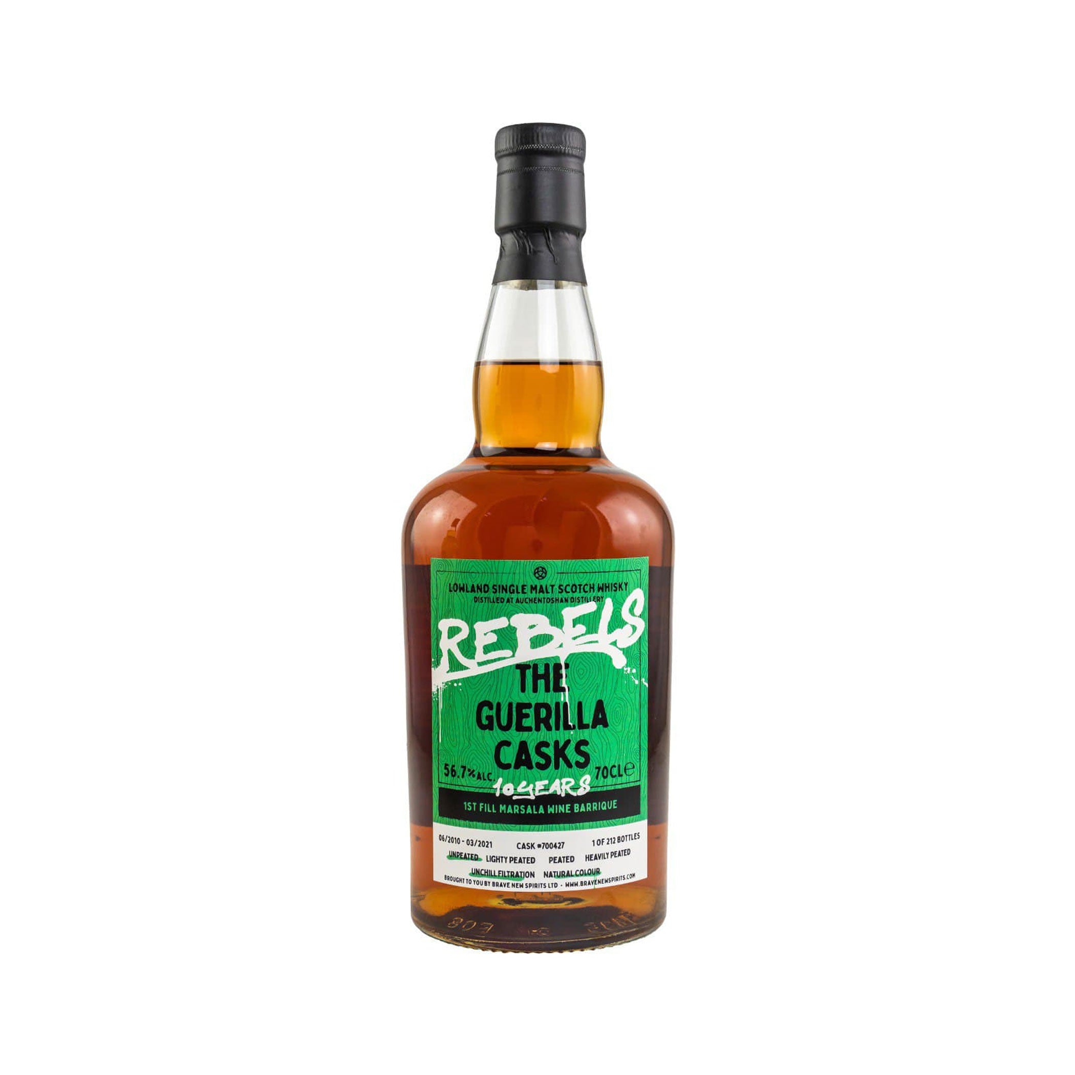 Auchentoshan 2010/2021 - 10 Years Old - Rebels - The guerilla casks #700427
