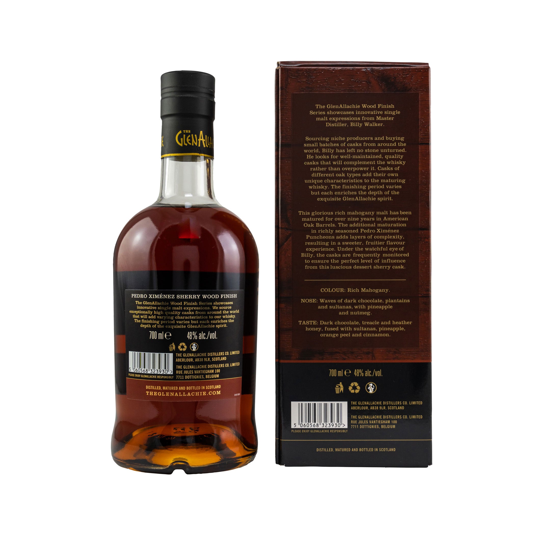 GlenAllachie 11 Year Old – Pedro Ximénez Sherry Wood Finish
