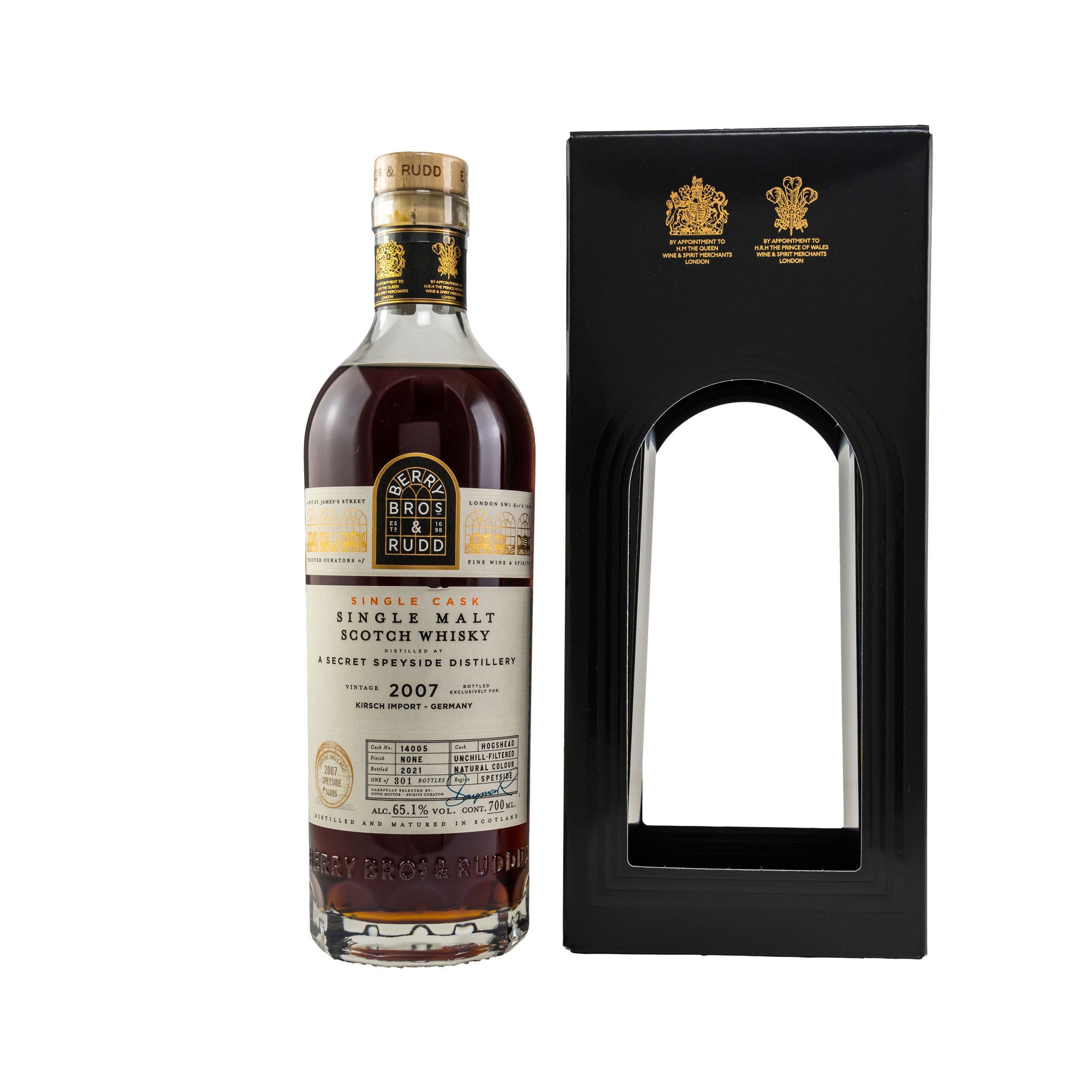 Secret Speyside 2007/2021 - 14 Jahre - #14005 - Berry Bros & Rudd