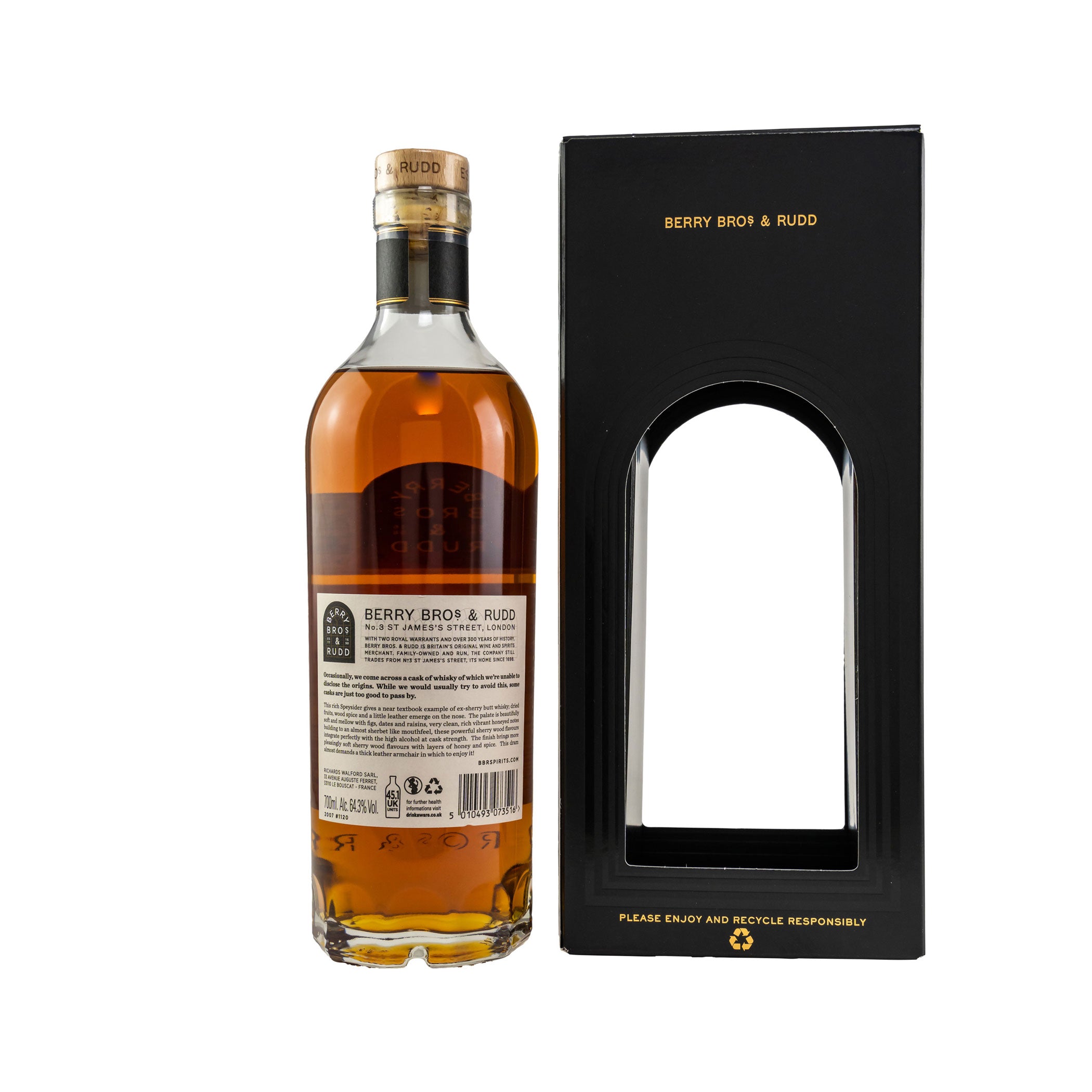 Secret Speyside 2007/2021 – 14 Jahre - Single CaskBerry Bros. & Rudd Single Malt Speyside Whisky