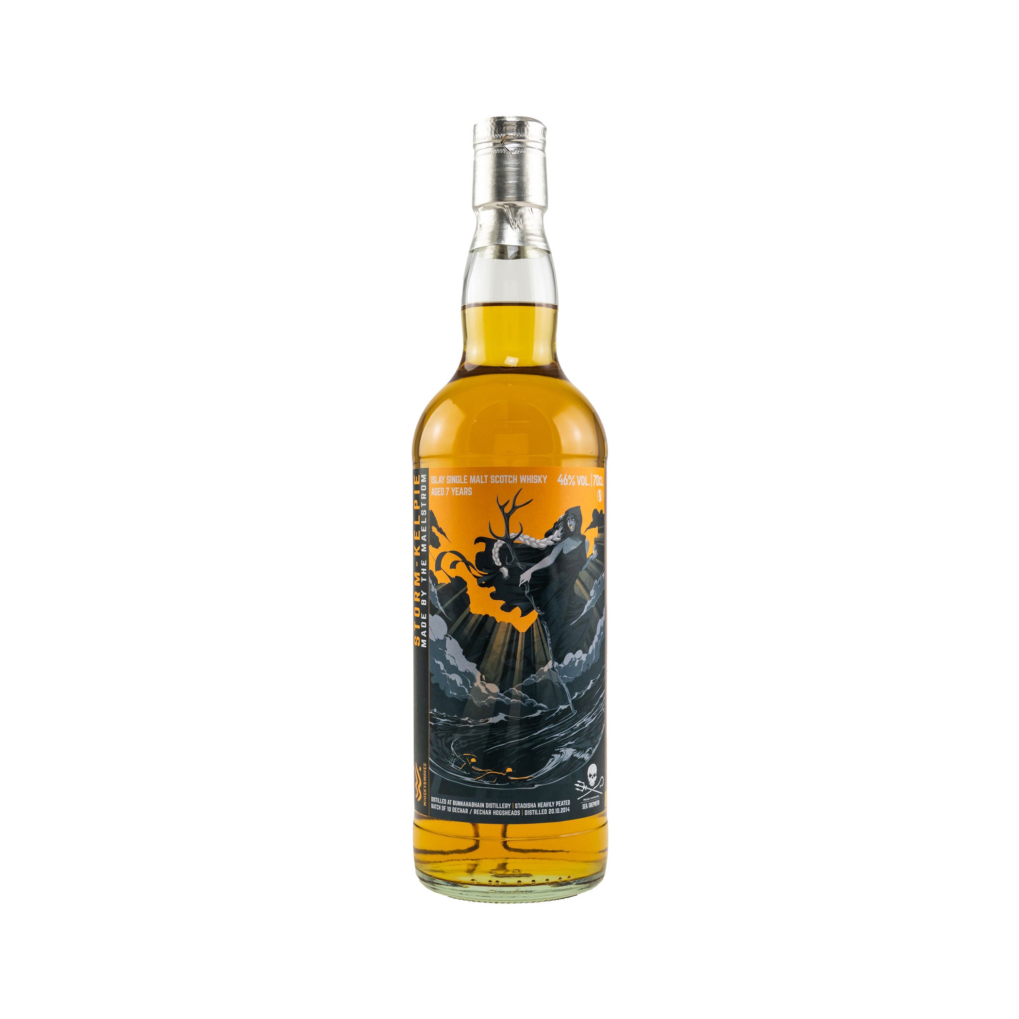 Bunnahabhain Staoisha 2014/2021 - Storm-Kelpie Sea Shepherd Signatory Vintage - Islay Single Malt Scotch Whisky
