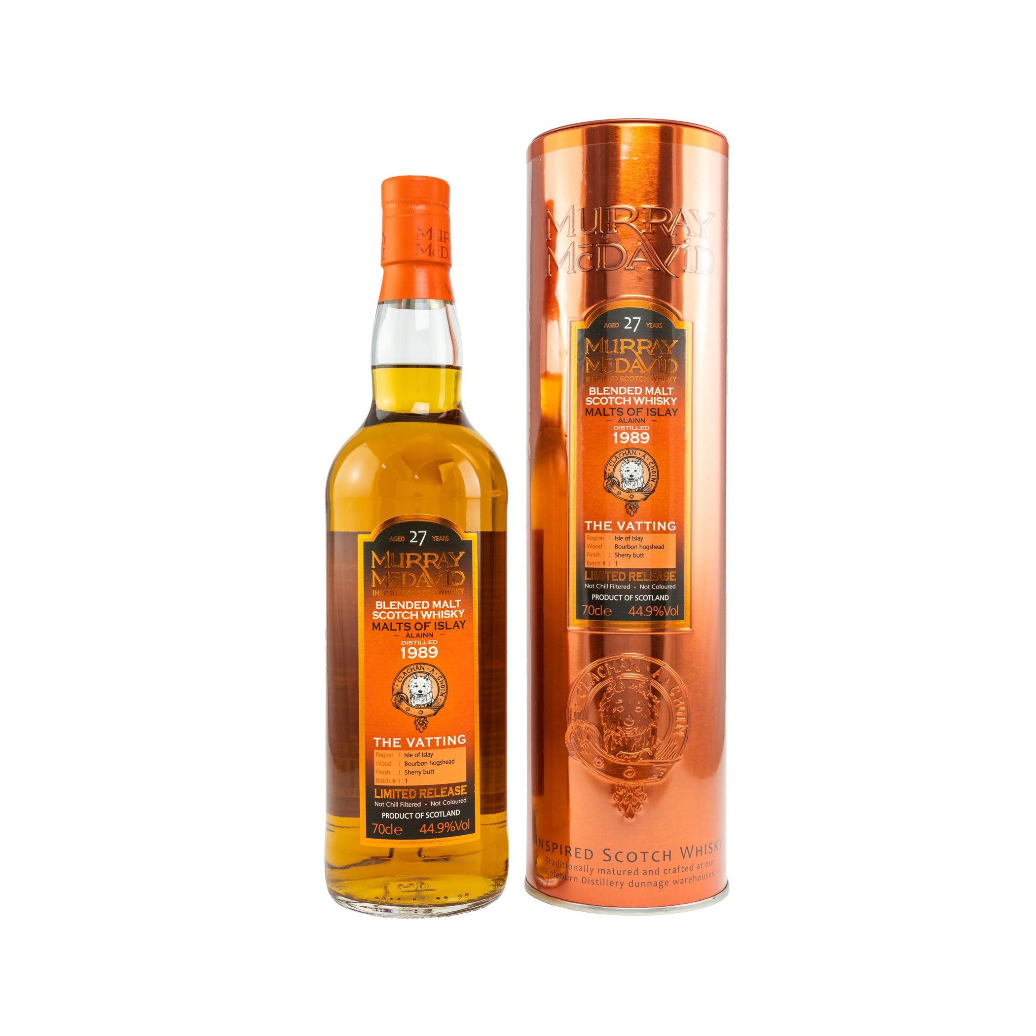 Malts of Islay Alainn 1989 - 27 Jahre - Murray McDavid