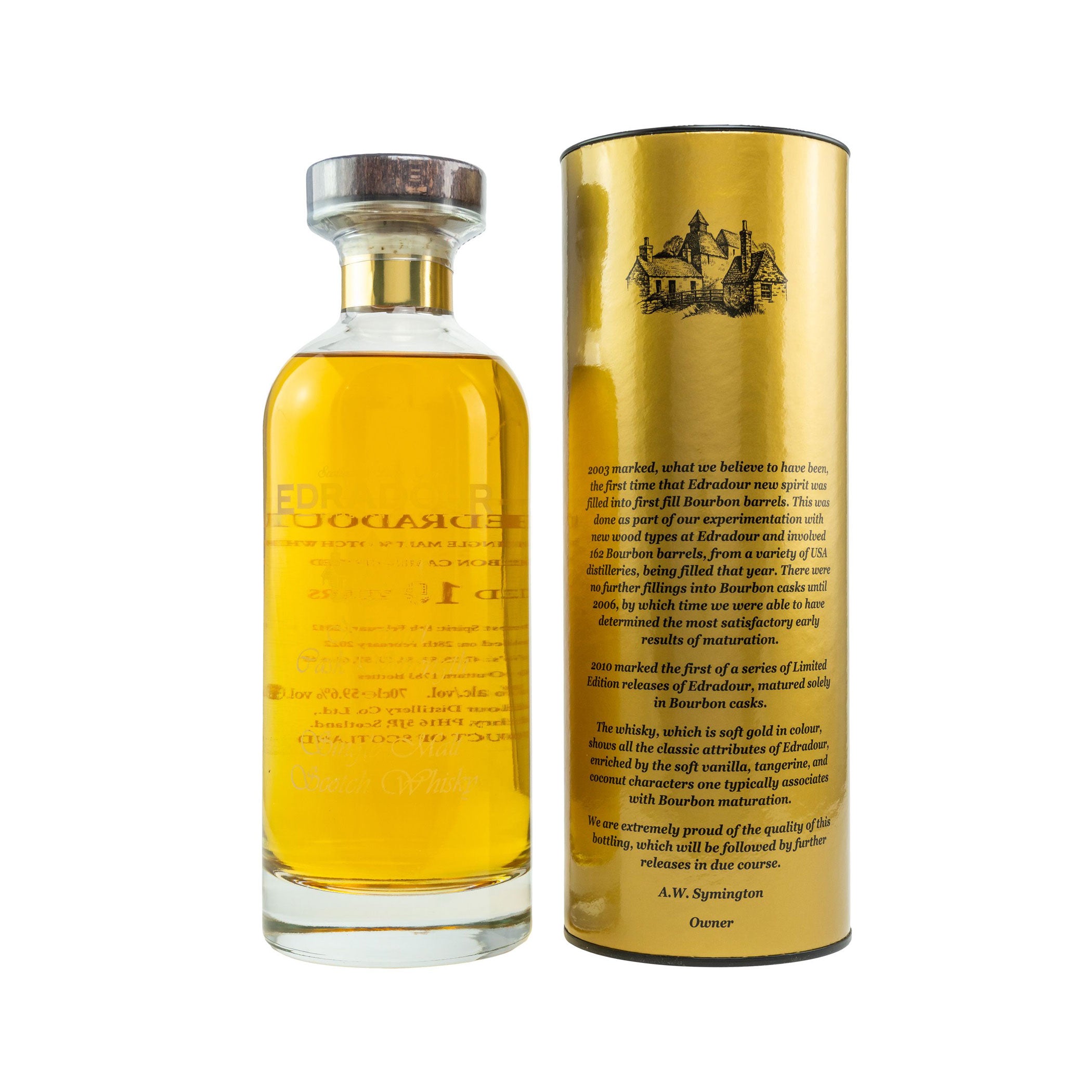 Edradour 2012/2022 - 10 Jahre - Natural Cask Strength - Small Batch - Ibisco Bourbon