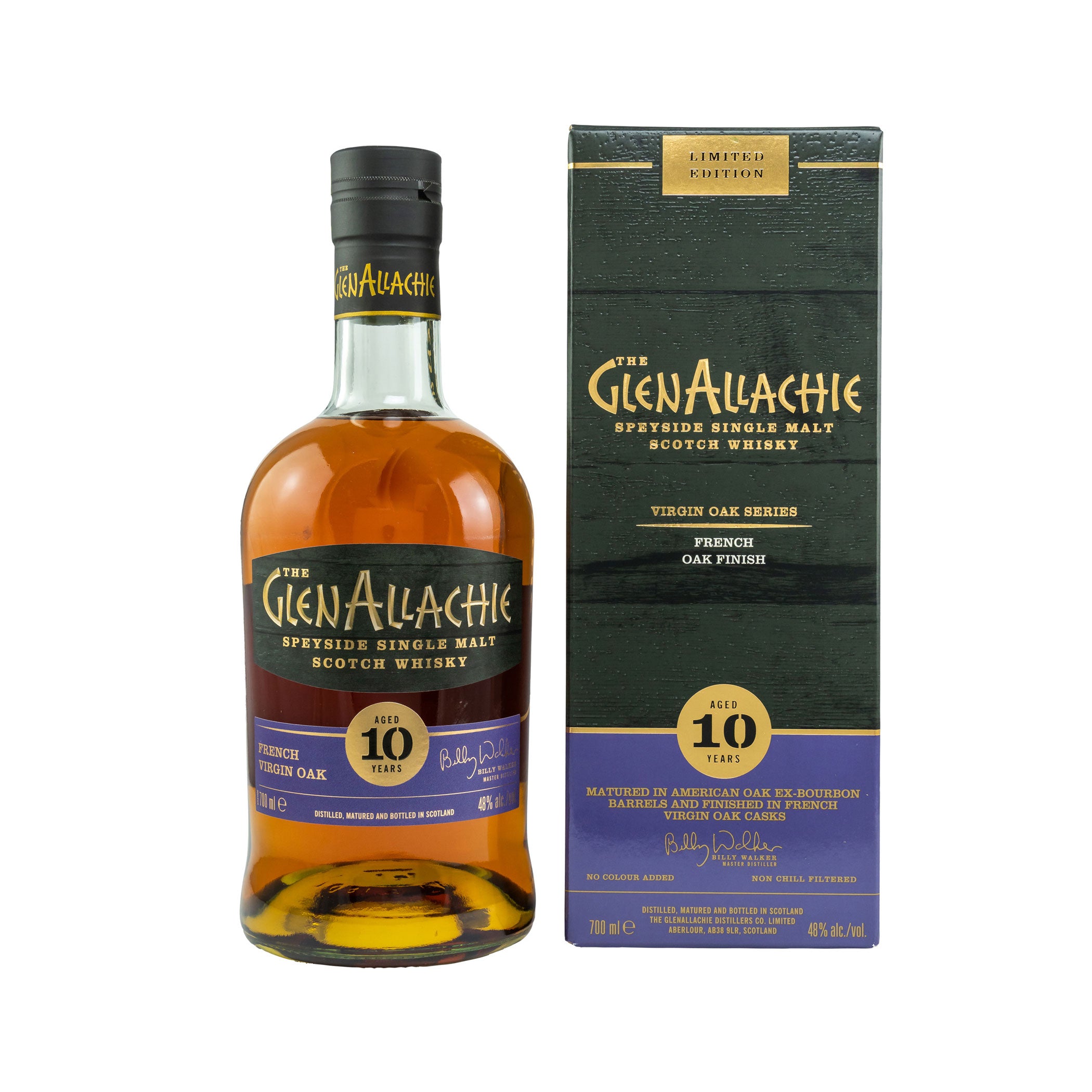 The GlenAllachie 10 Years Old – French Oak Finish Virgin Oak Series