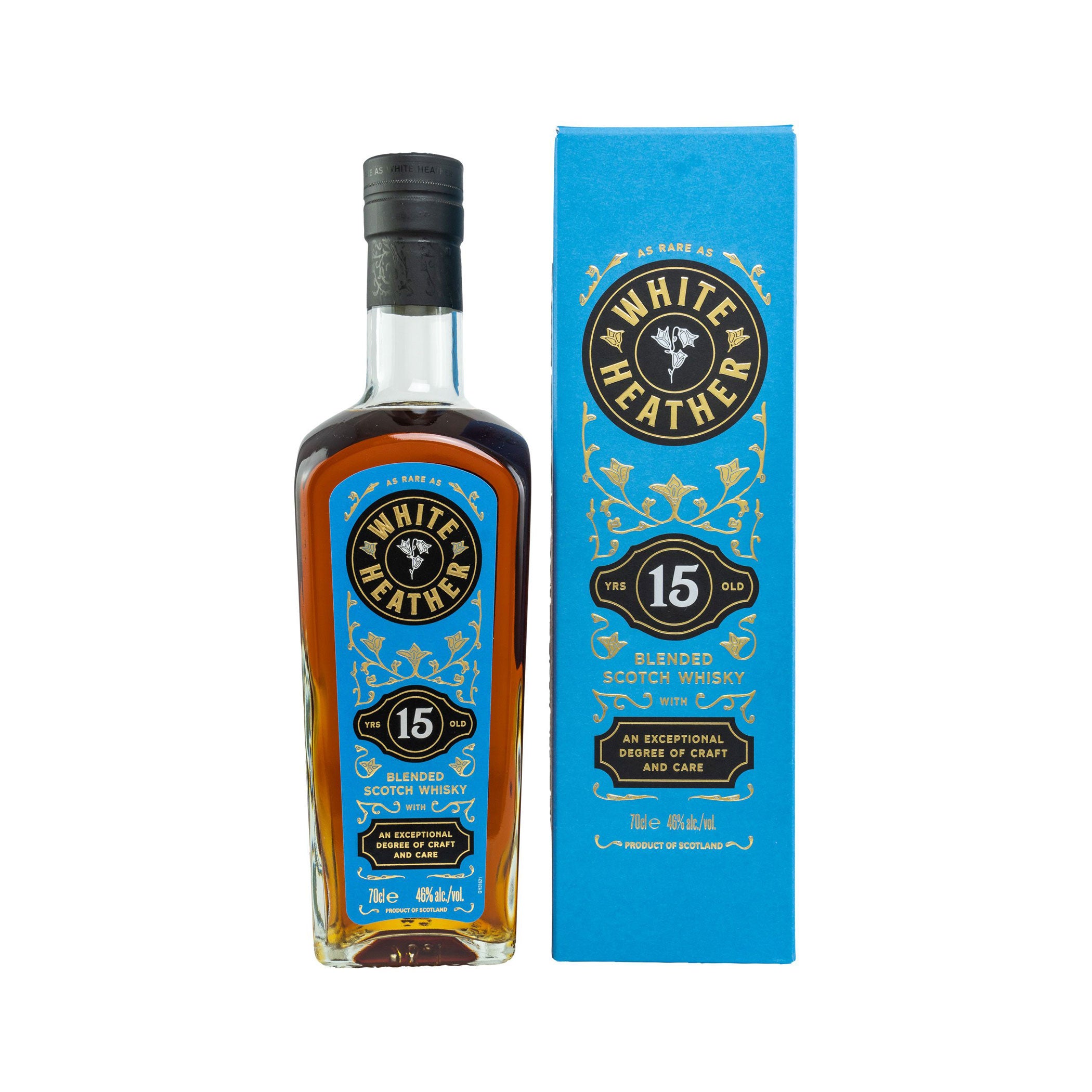 White Heather 15 Jahre Blended Scotch Whisky by Billy Walker