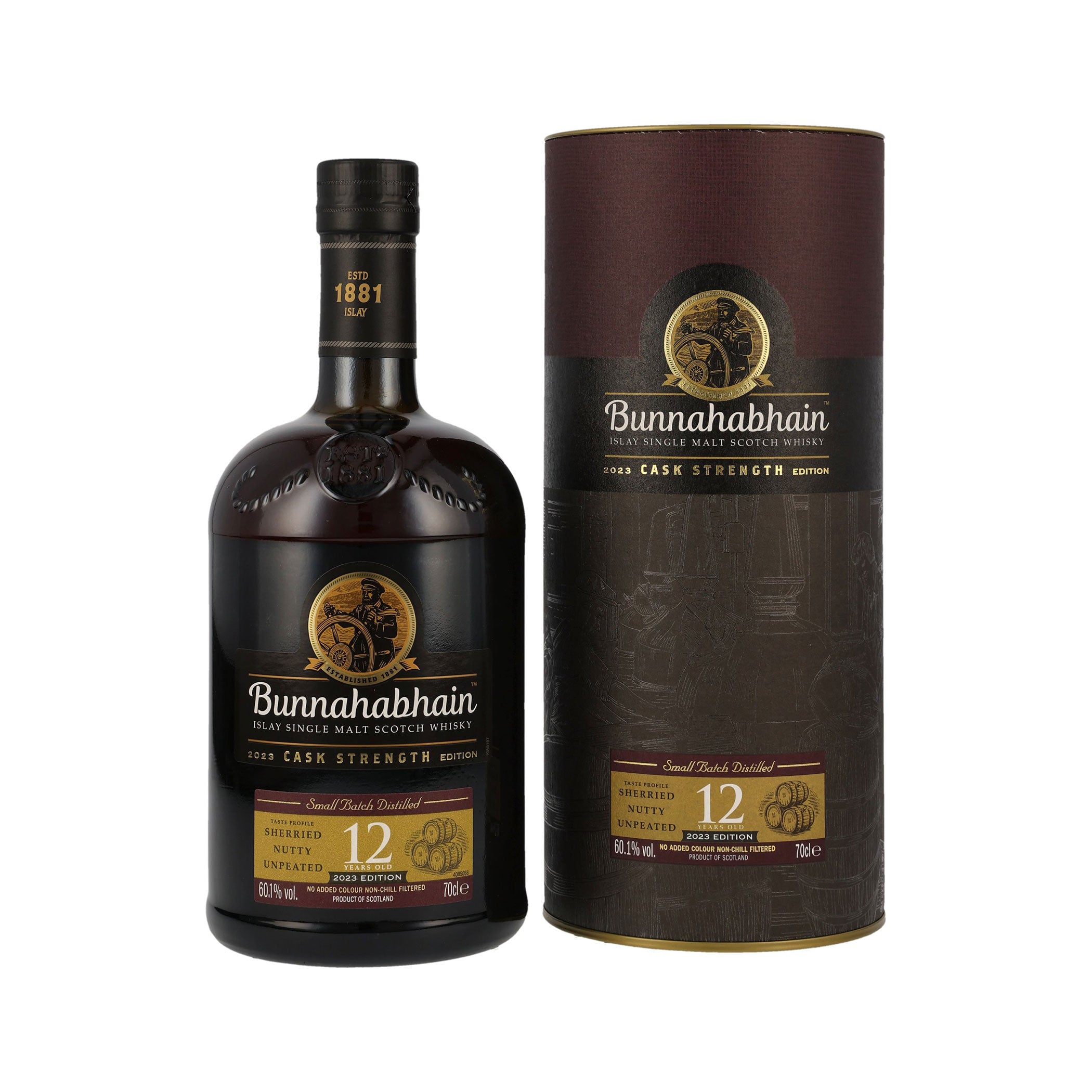 Bunnahabhain 12 Years Old - Cask Strength - 2023 Edition - Islay Single Malt Scotch Whisky