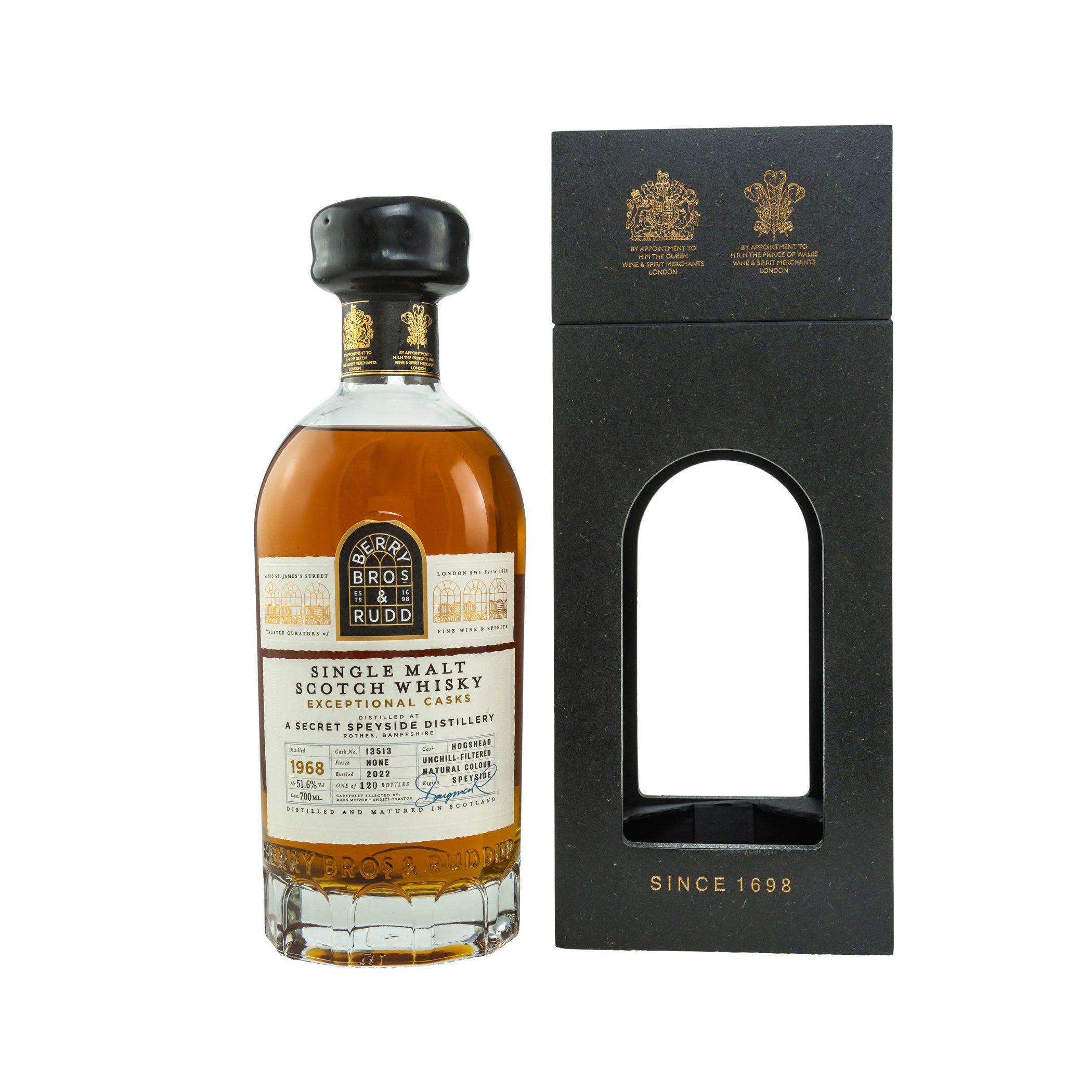 Secret Speyside 1968/2022 #13513 - Berry Bros & Rudd