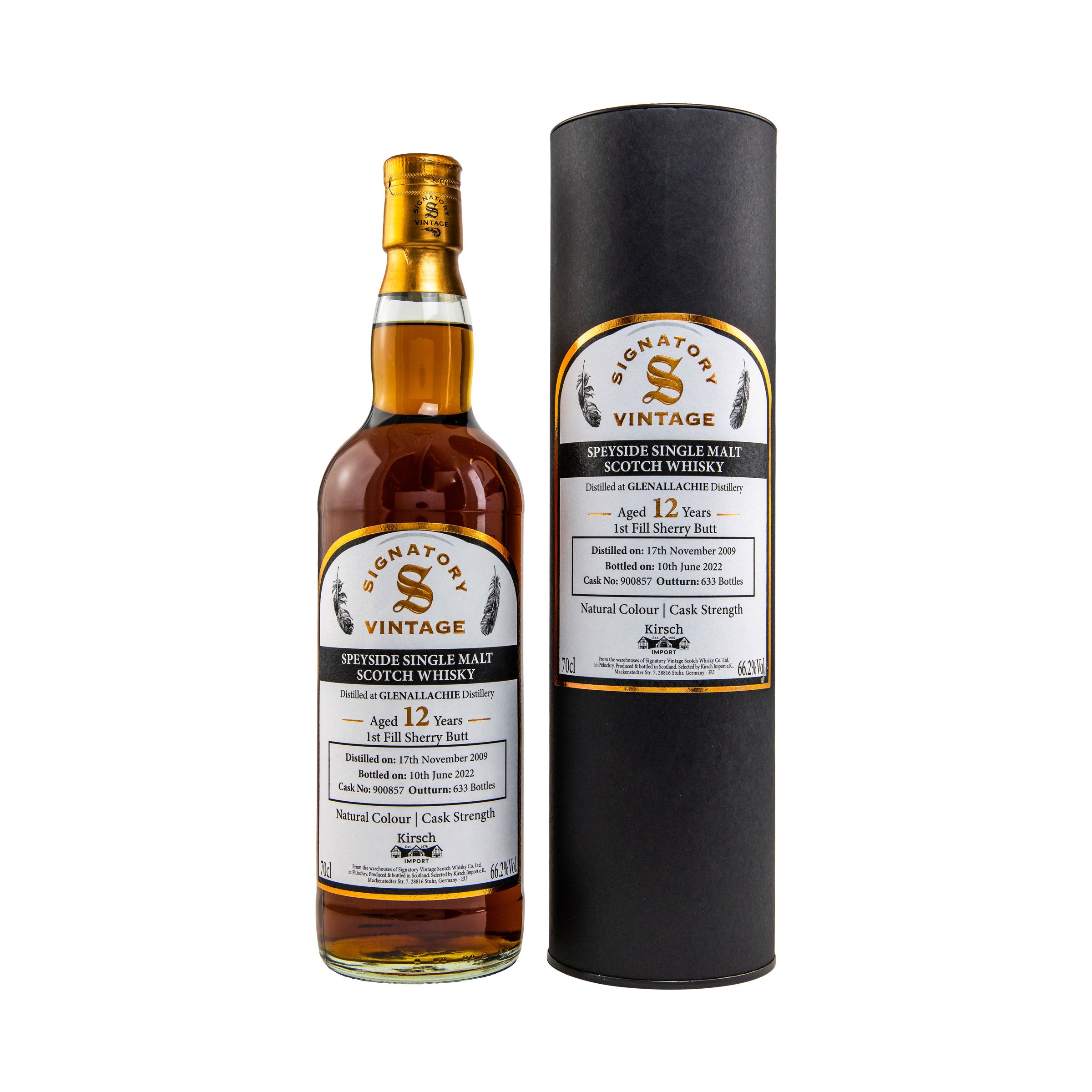 Glenallachie 2009/2022 Signatory Cask Strength #900857 Cherry