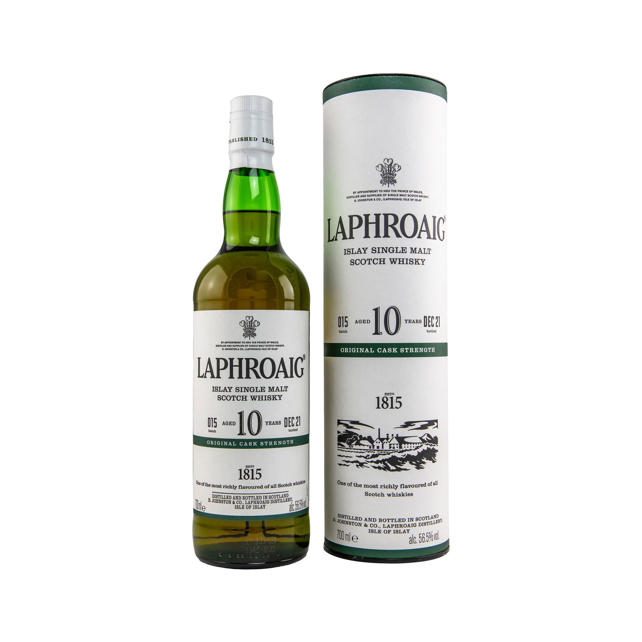 Laphroaig 10 Year Old - Cask Strength - Batch 15