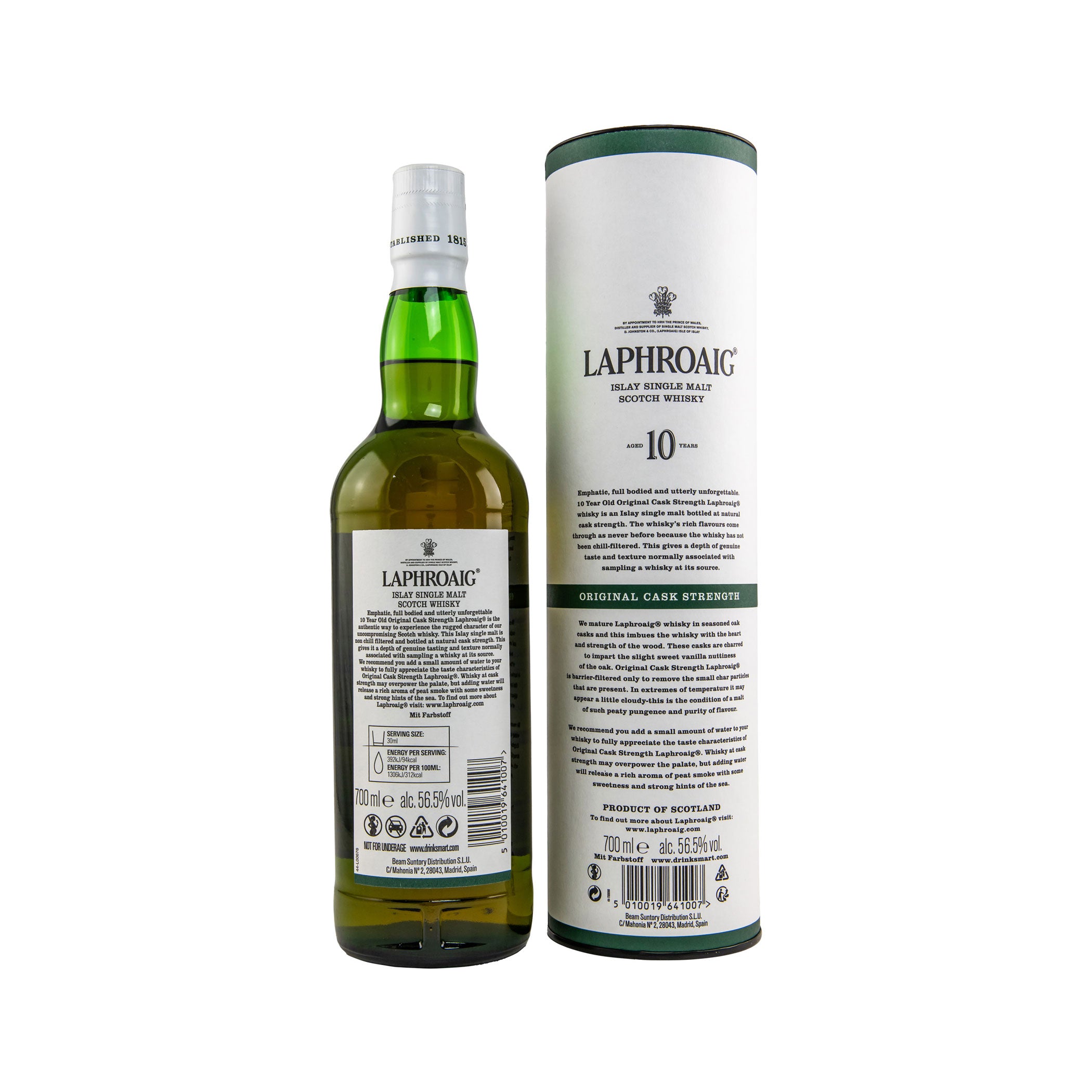 Laphroaig 10 Year Old - Cask Strength - Batch 15