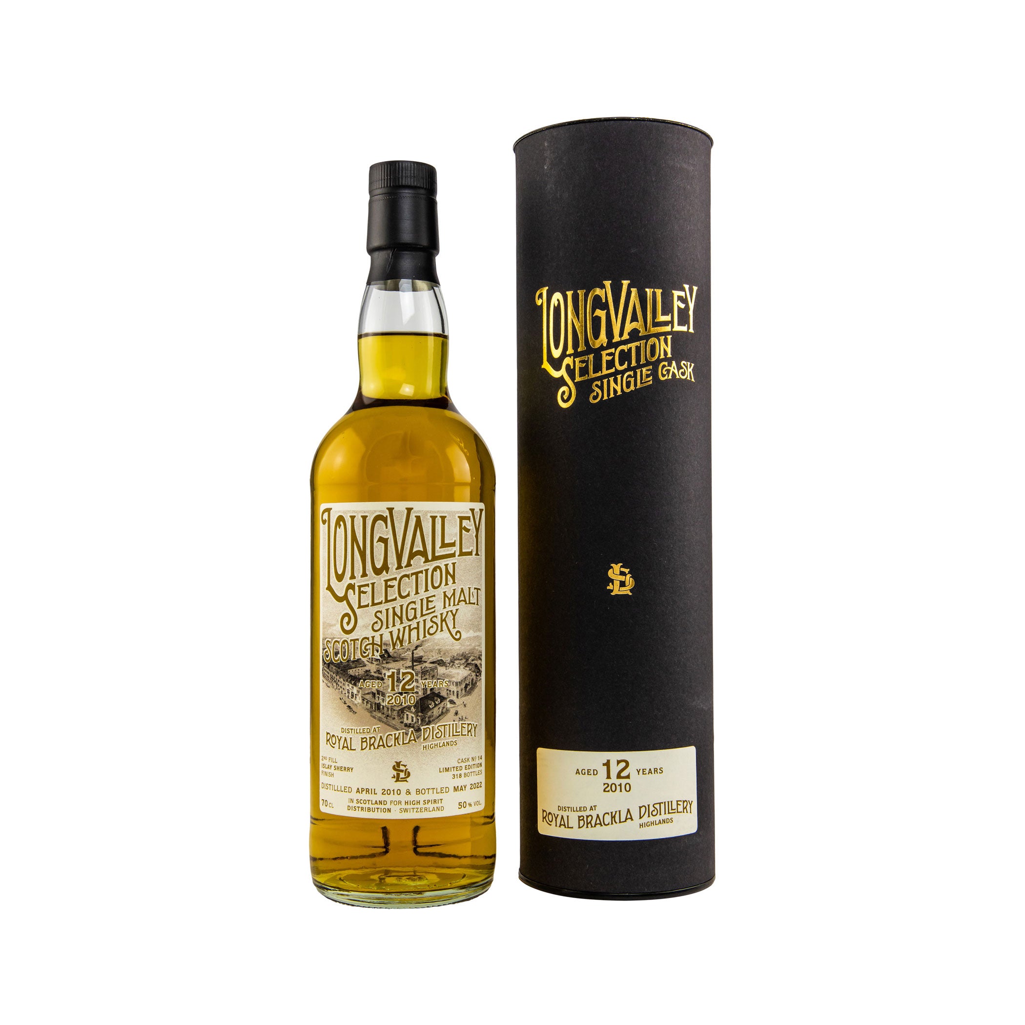 Royal Brackla 2010/2022 - 12 Years Old - Islay Sherry Cask - LongValley Selection