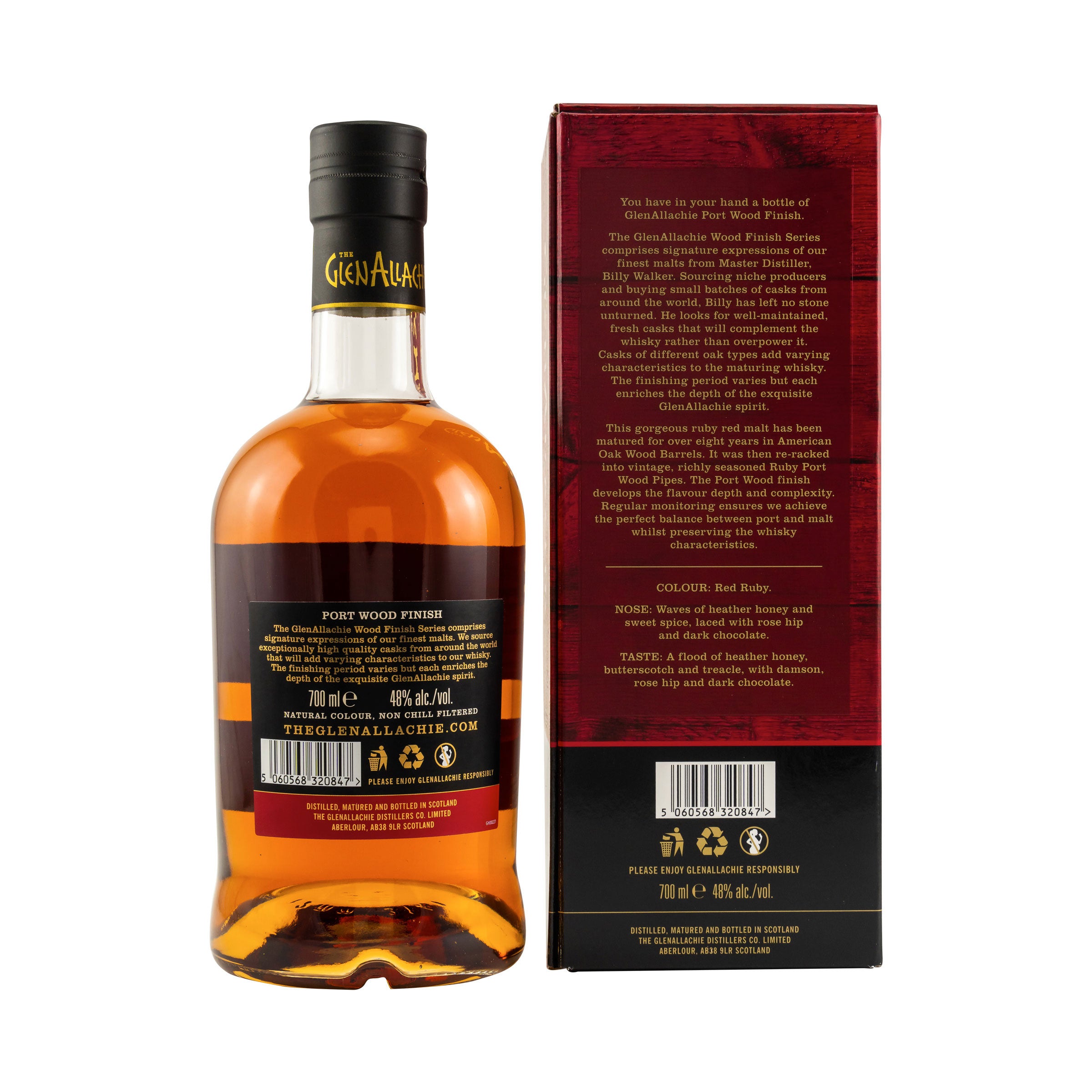 GlenAllachie 10 Jahre Port Wood Finish - GlenAllachie