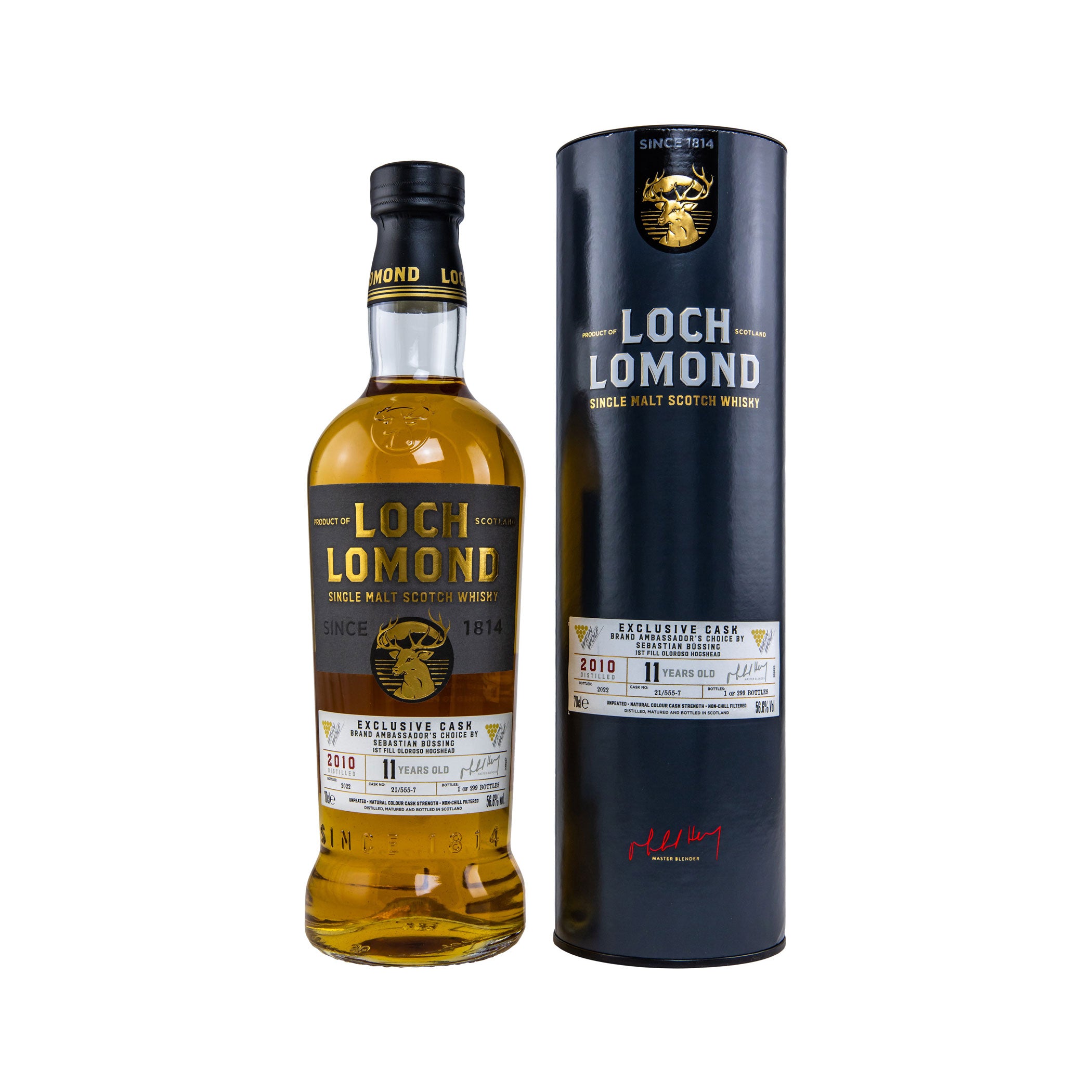 Loch Lomond Single Cask 2010/2022 - 11 Years Old - Oloroso Hogshead #21/555-7