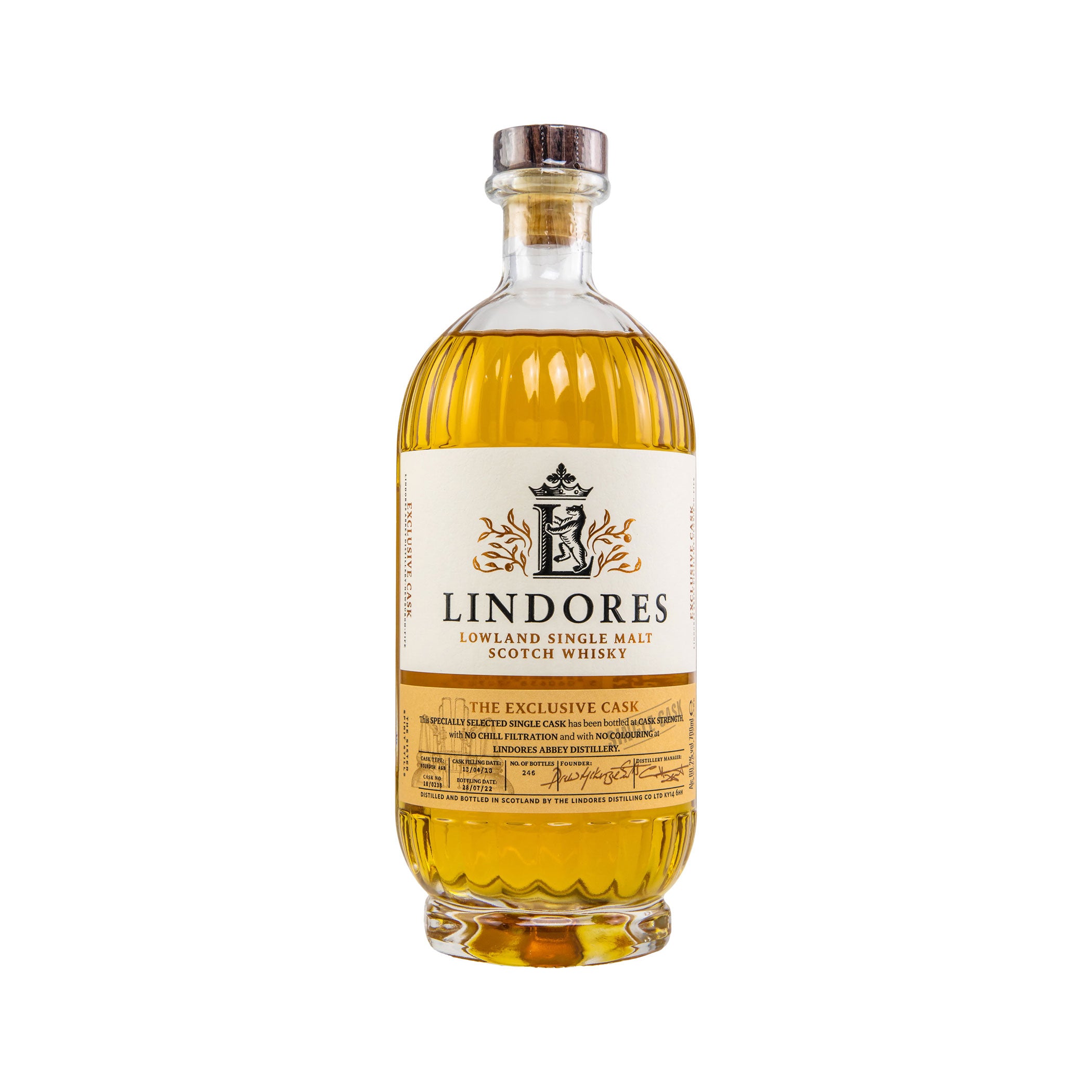 Lindores Abbey 2019/2022 - 3 Jahre - The Exclusive Cask Bourbon