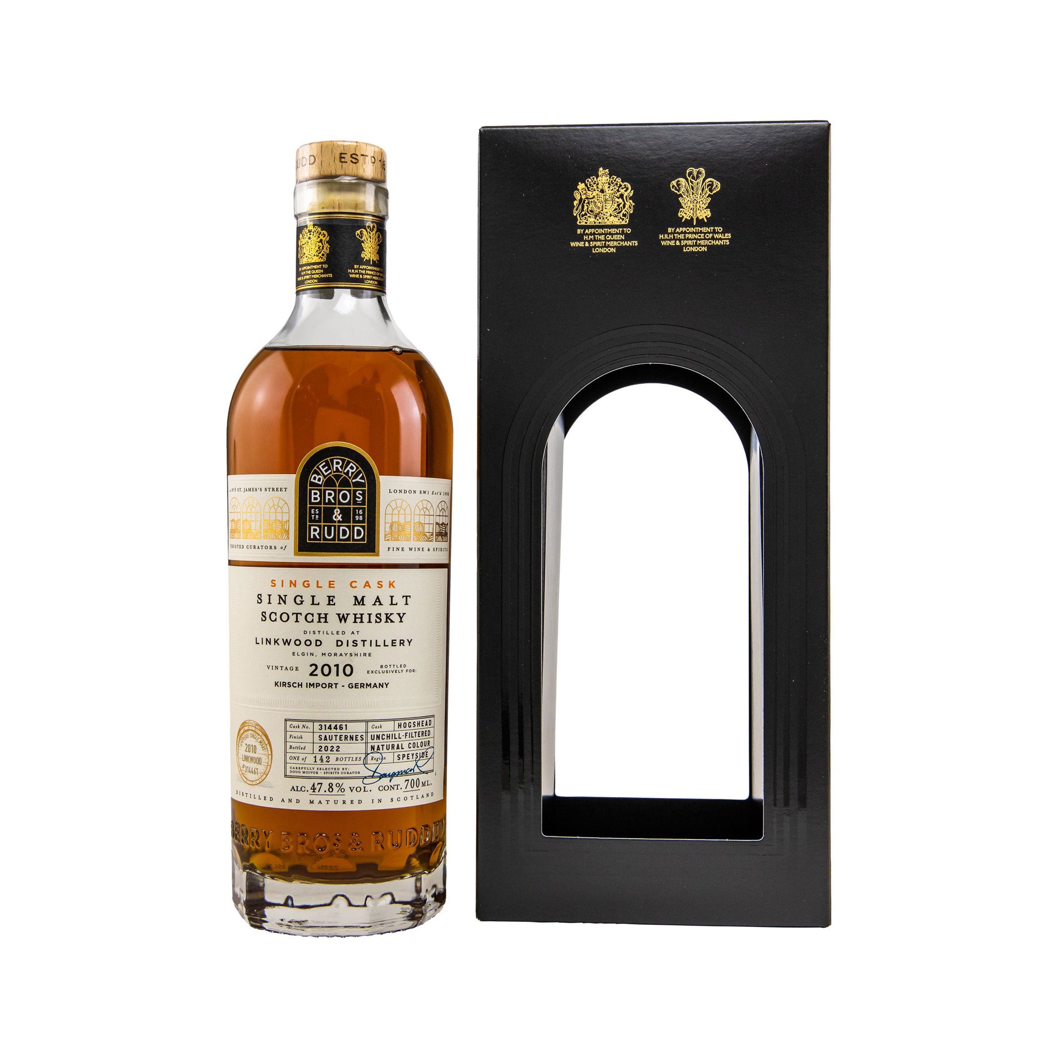 Linkwood 2010/2022 – Sauternes Cask Berry Bros. & Rudd Speyside Single Malt Scotch Whisky