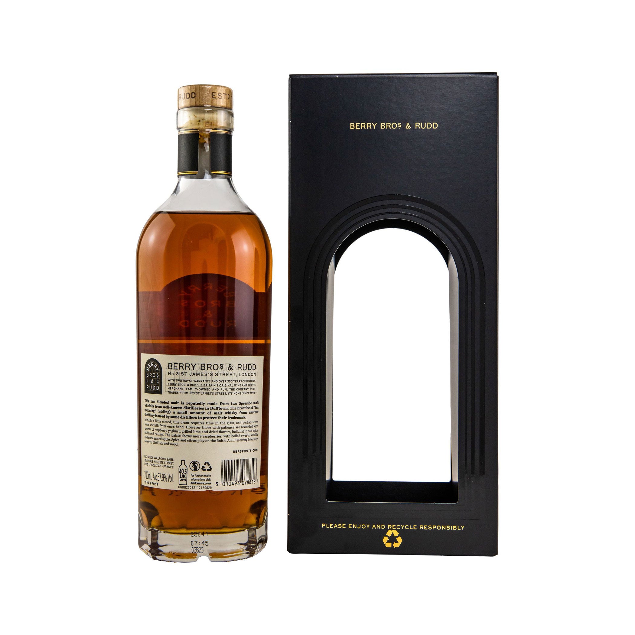 Burnside 1999/2023 – Oksamyt Wine Cask Berry Bros. & Rudd Speyside Single Malt Scotch Whisky