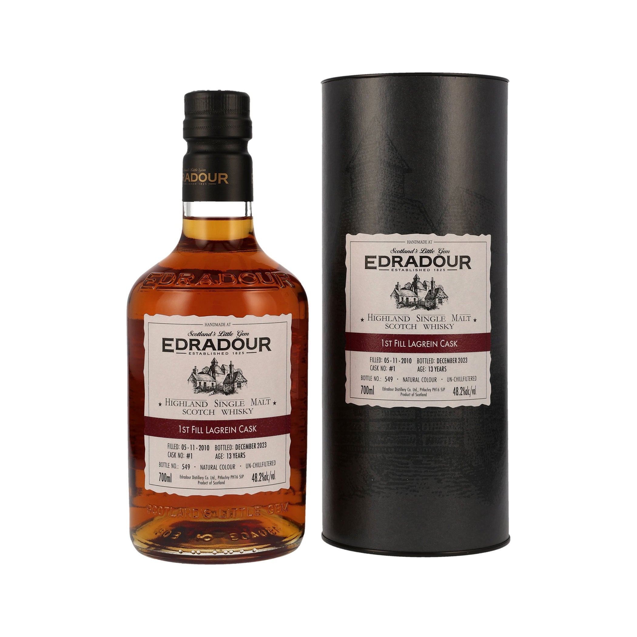 Edradour 2010/2023 - Lagrein Cask #1 - Highland Single Malt Scotch Whisky