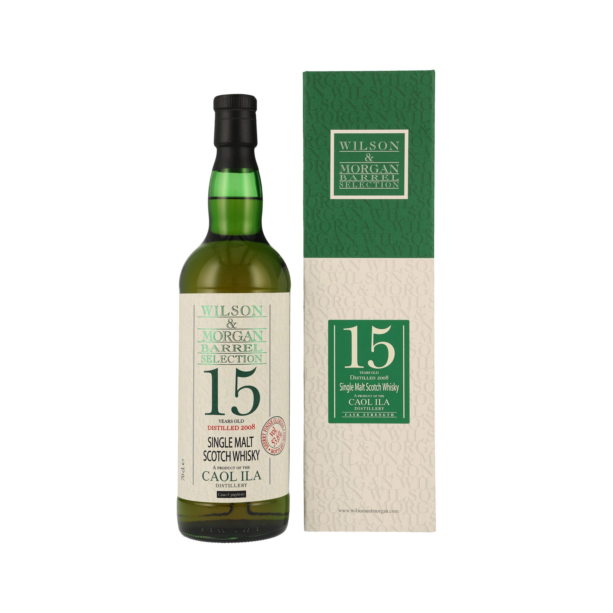 Caol Ila 2008/2023 - 15 Years Old - Oloroso Sherry Finish - Wilson & Morgan - Single Malt Scotch Whisky