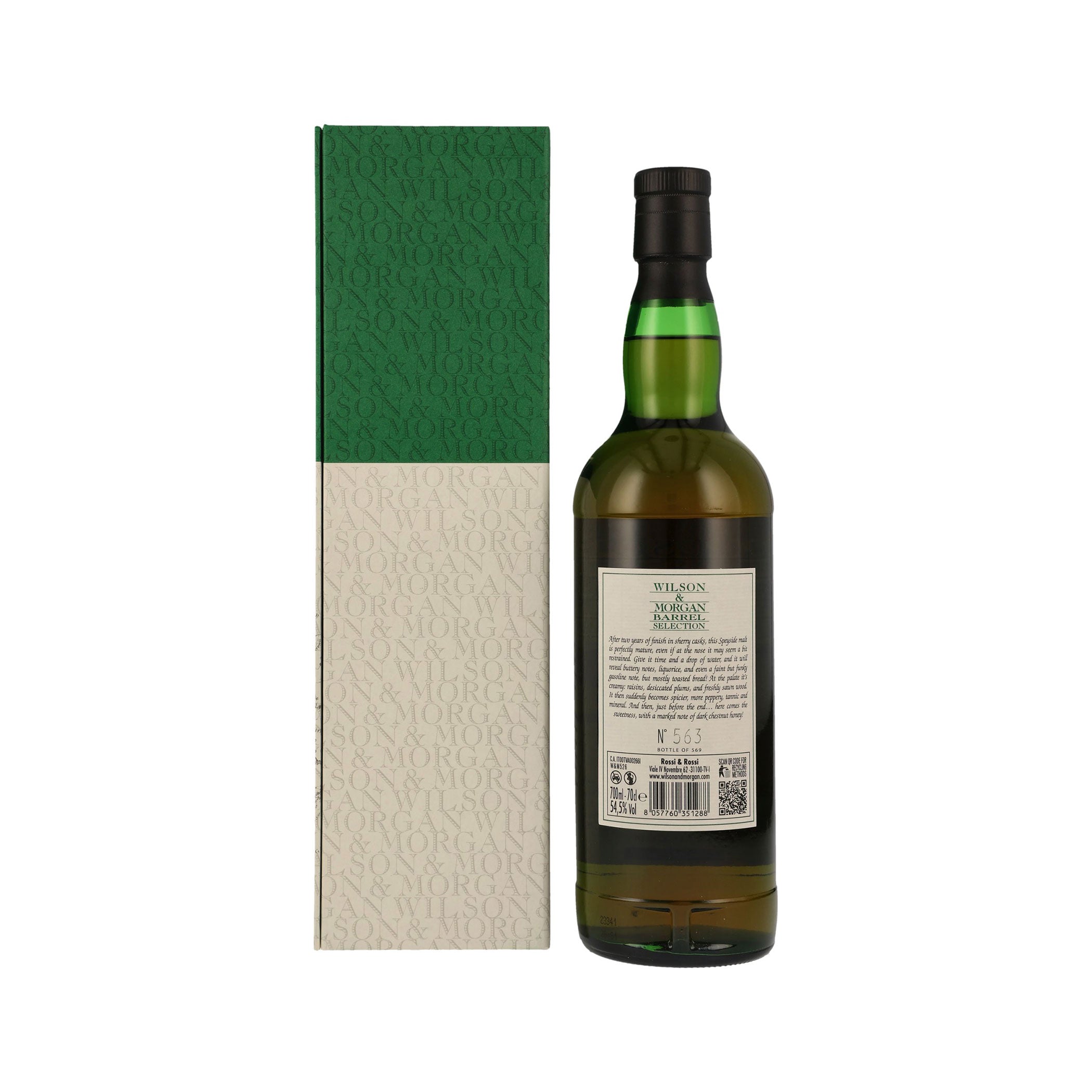Glenlossie 2010/2023 - 12 Years Old - Oloroso Sherry Finish - Wilson & Morgan - Single Malt Scotch Whisky