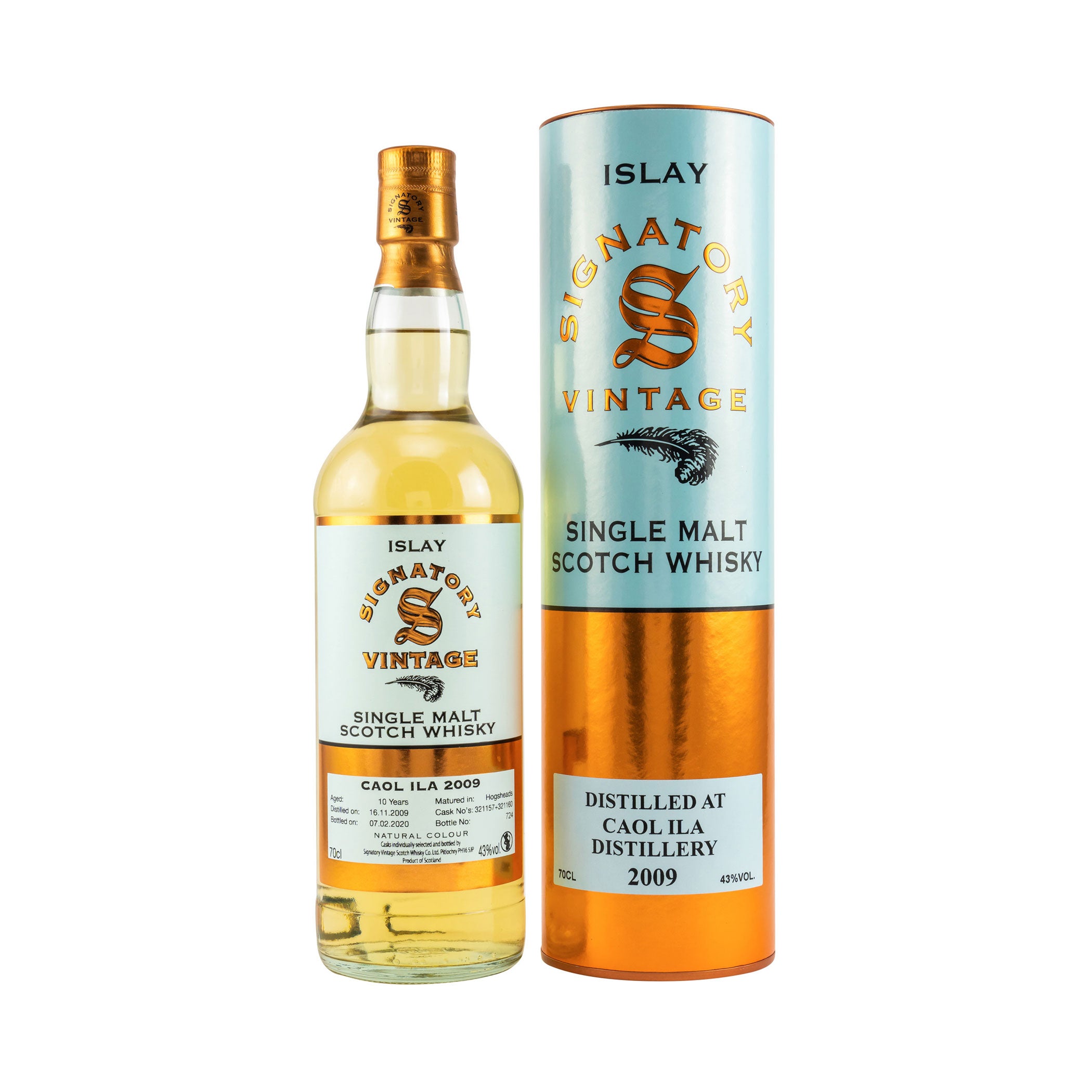 Caol Ila 2009/2020 Signatory Vintage #321157+321160