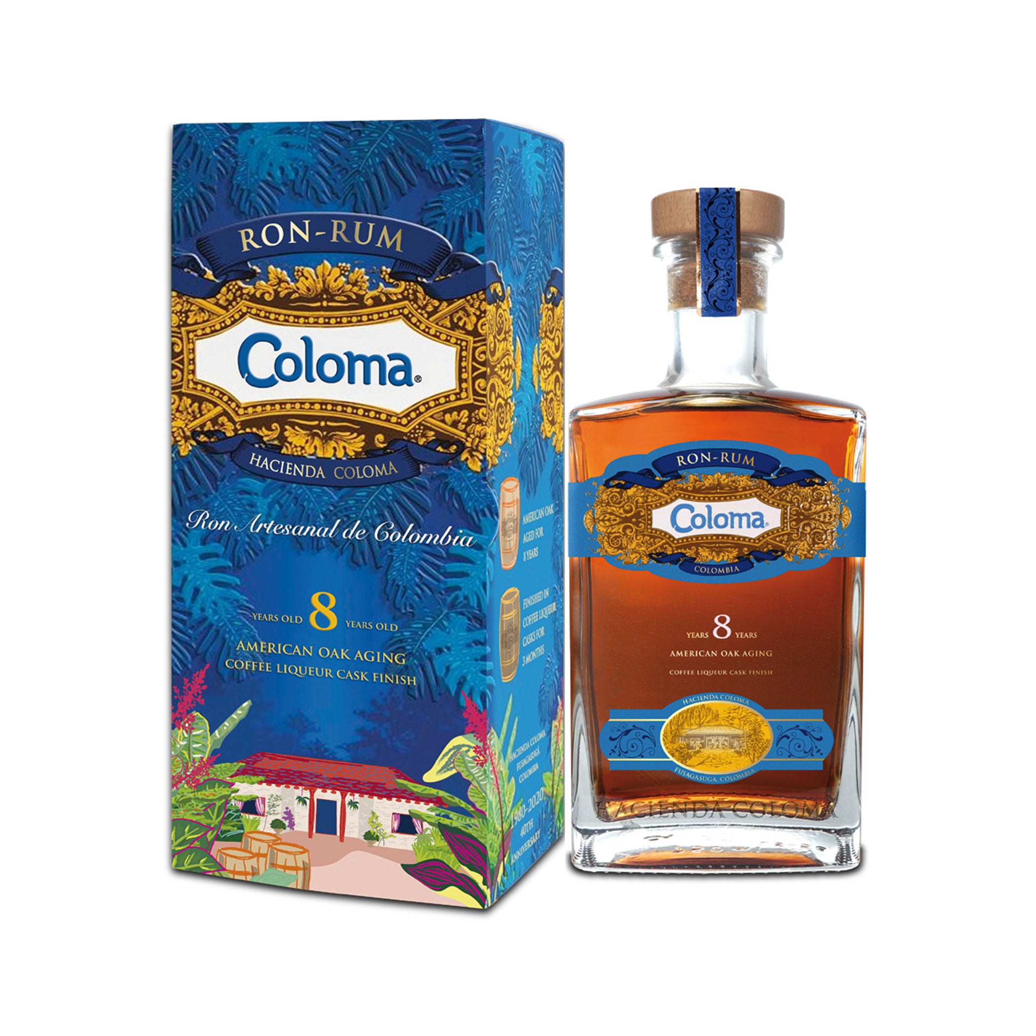 Coloma Rum 8 Years 40% - Colombia