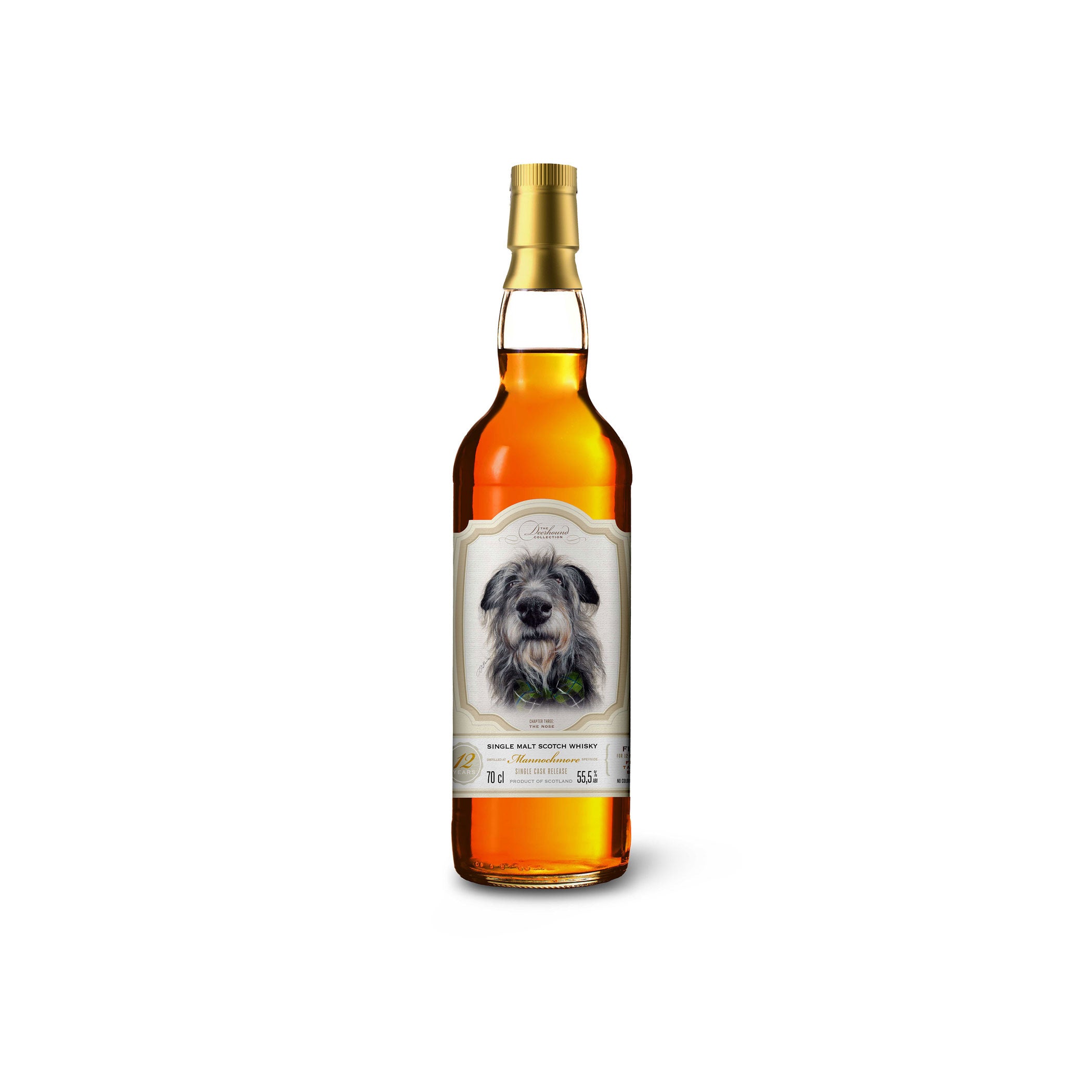 Mannochmore 12 Jahre - Deerhound Coll. Nr. 3 - 1st Fill Tawny-Port-Finish - The Caskhound